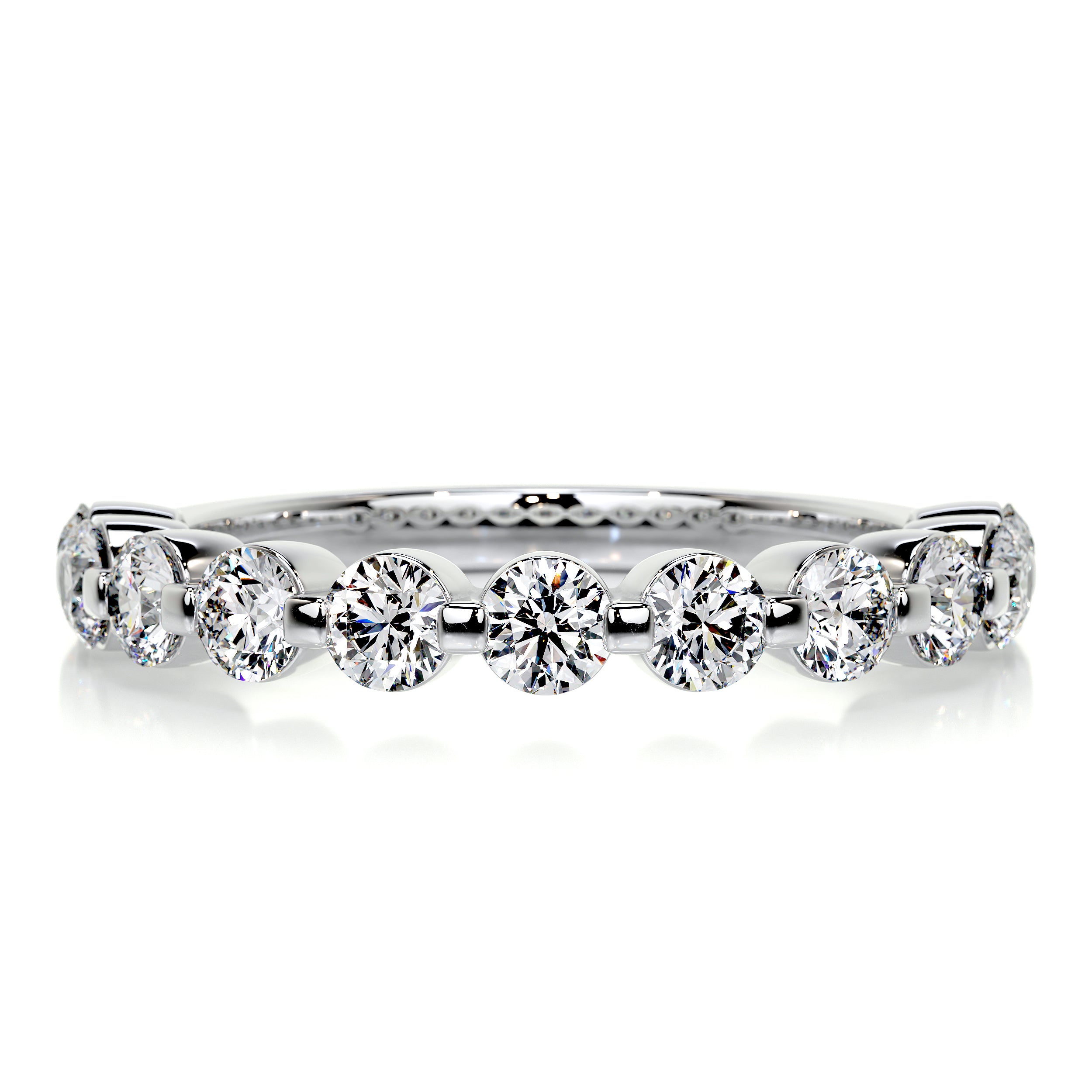 Josie Half-Eternity Wedding Ring   (1 Carat) -Platinum