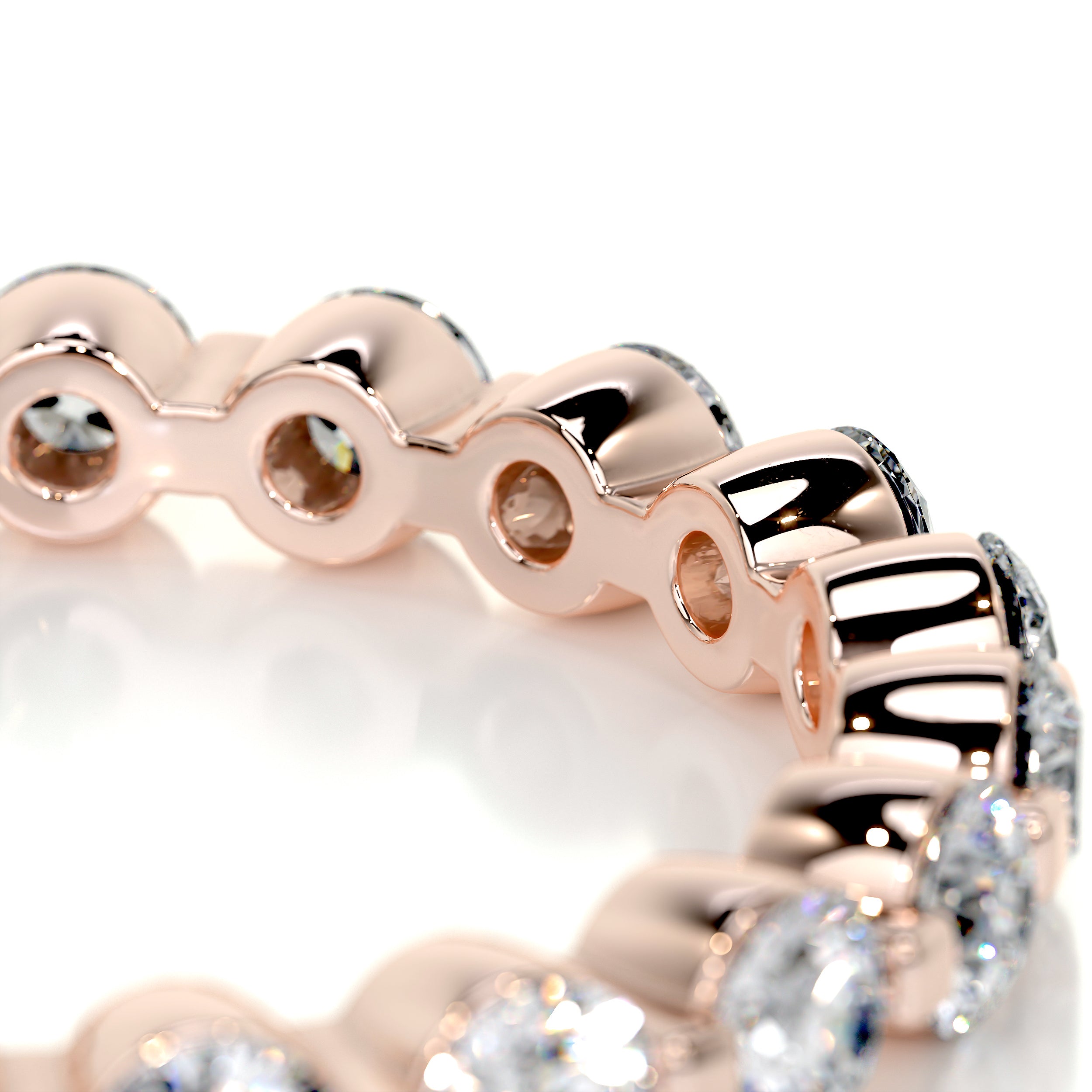 Josie Eternity Wedding Ring   (1.75 Carat) -14K Rose Gold