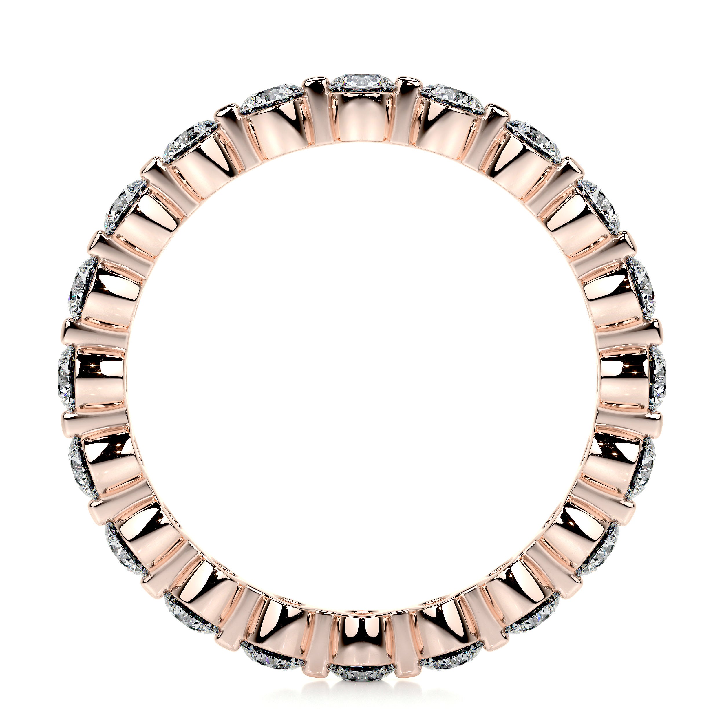 Josie Lab Grown Eternity Wedding Ring (1.75 Carat) -14K Rose Gold