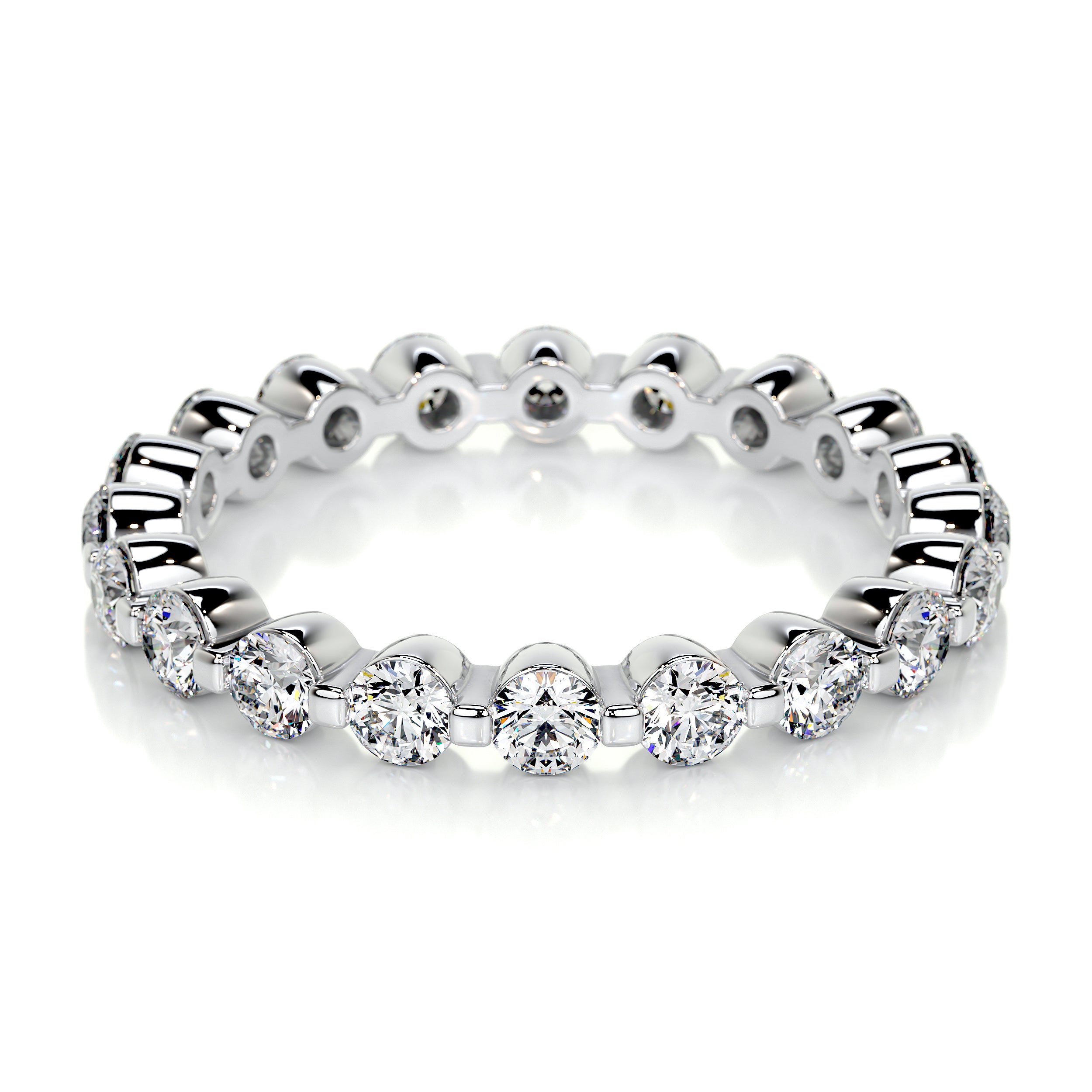 Josie Lab Grown Eternity Wedding Ring (1.75 Carat) -14K White Gold