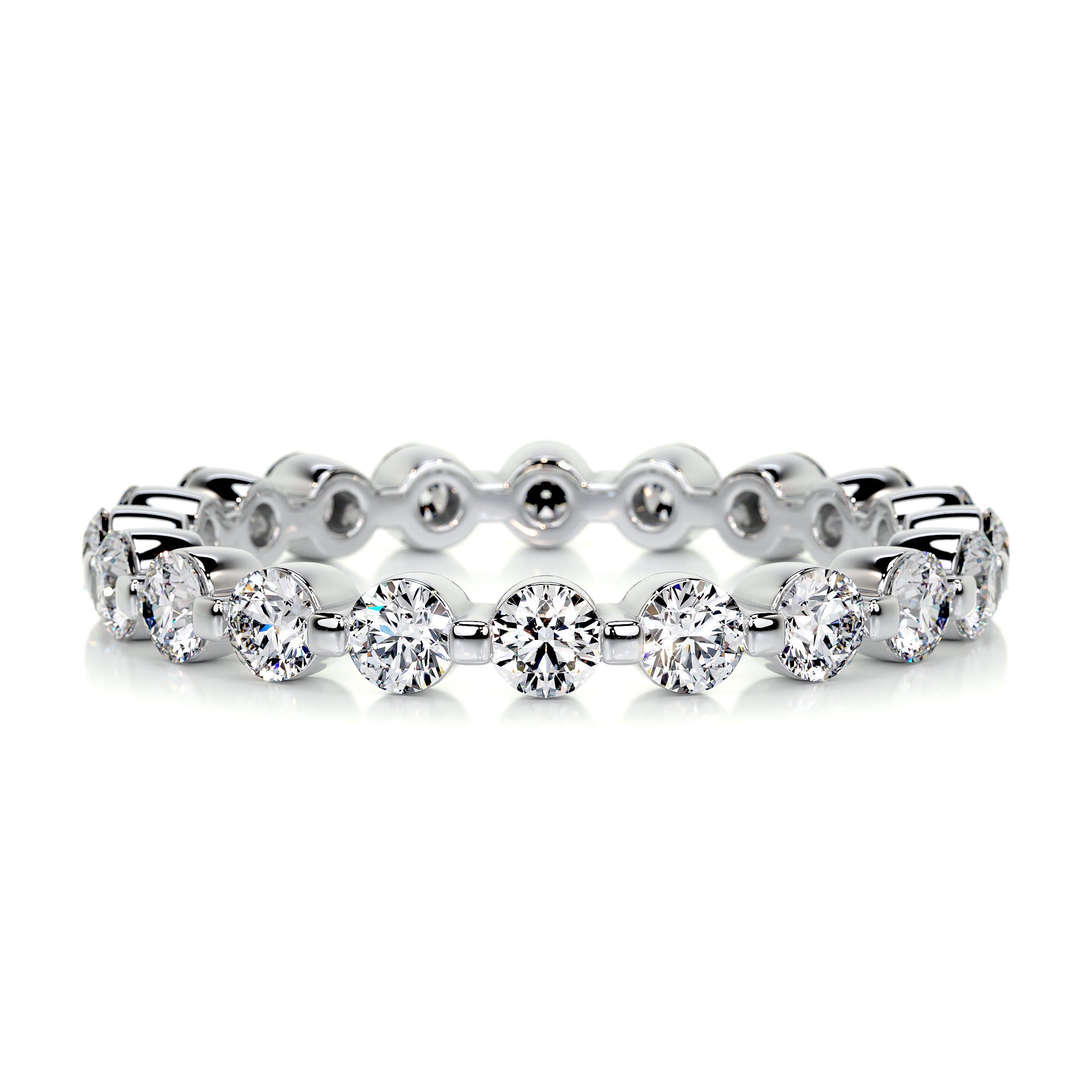 Josie Eternity Wedding Ring (1.75 Carat) -14K White Gold