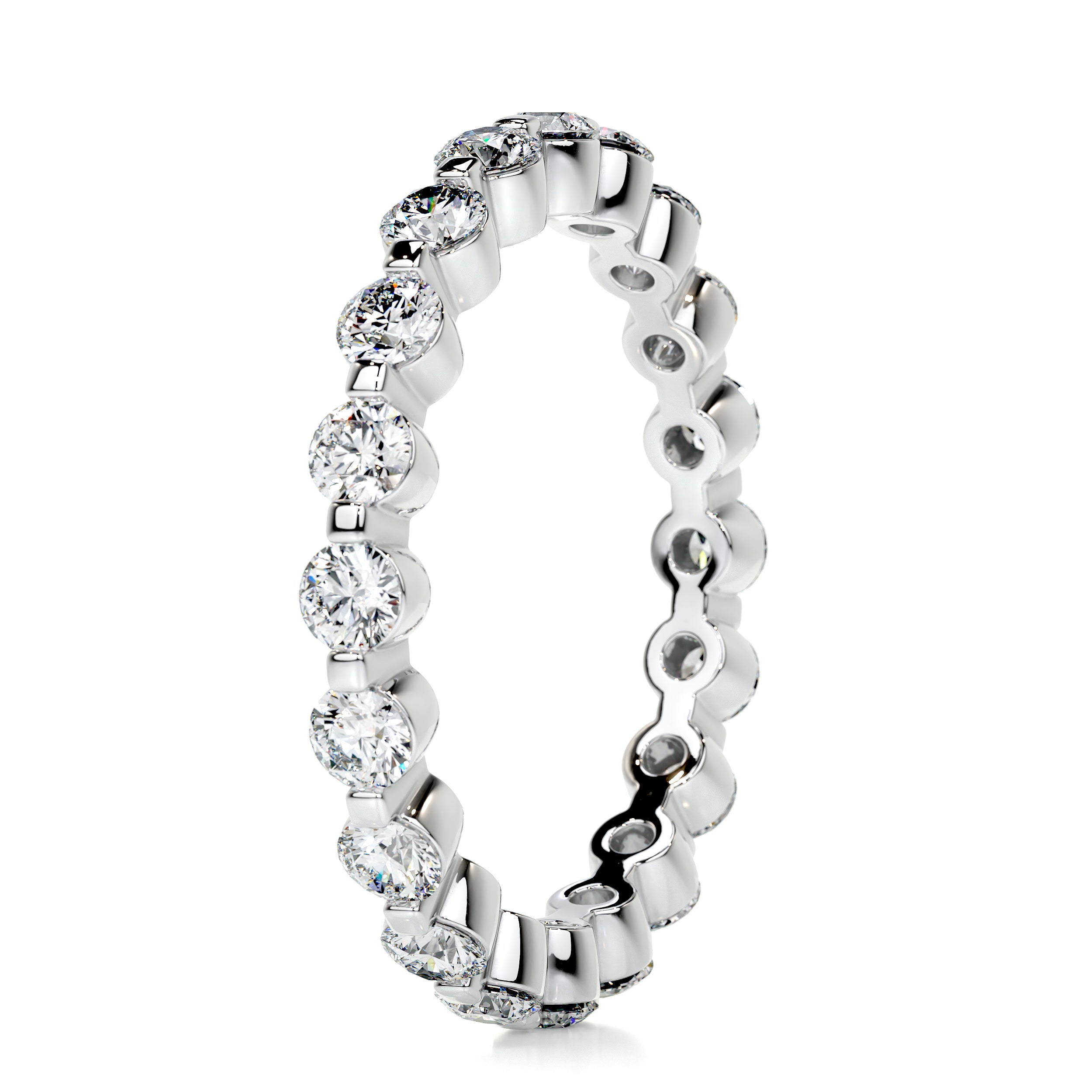 Josie Eternity Wedding Ring (1.75 Carat) -14K White Gold