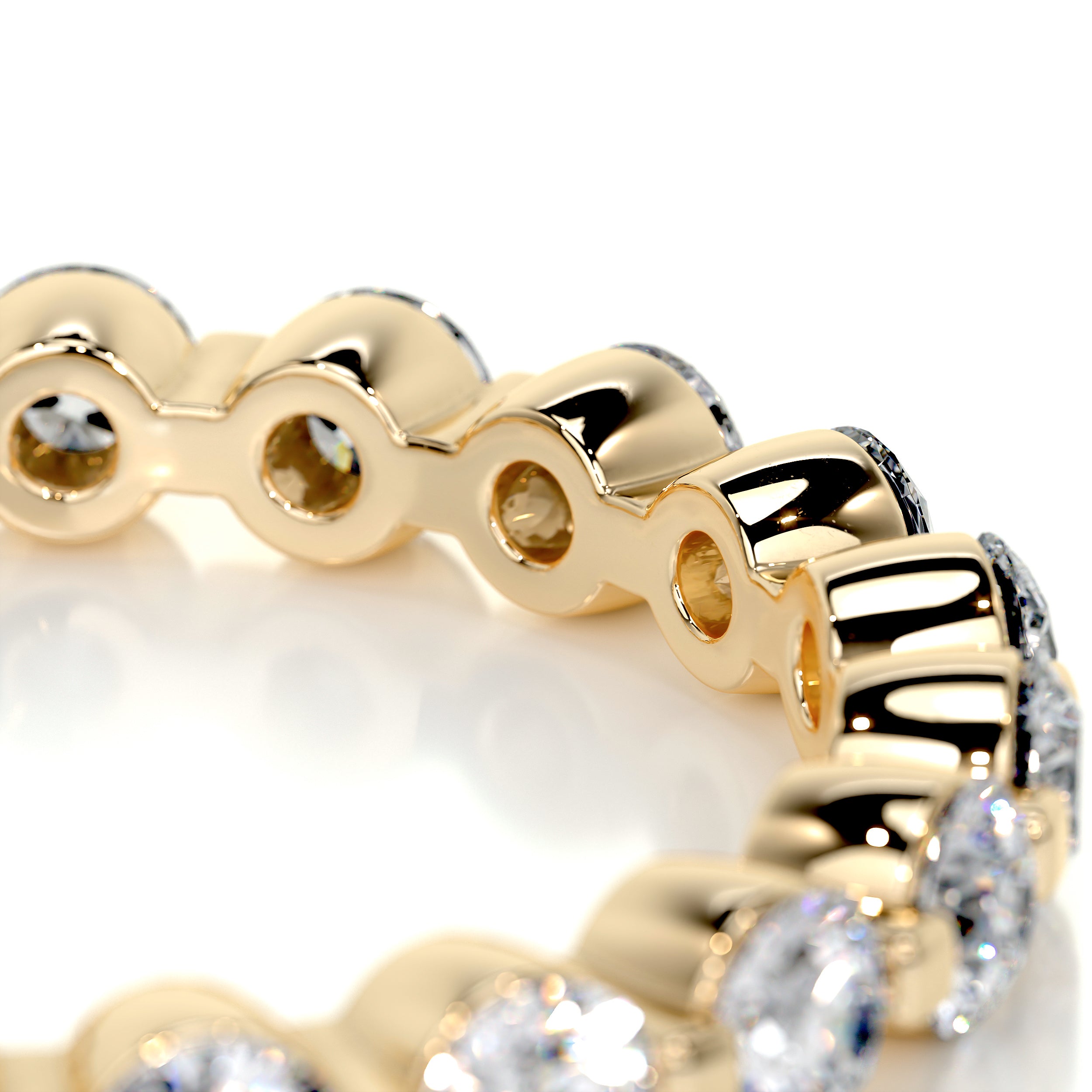 Josie Eternity Wedding Ring   (1.75 Carat) -18K Yellow Gold
