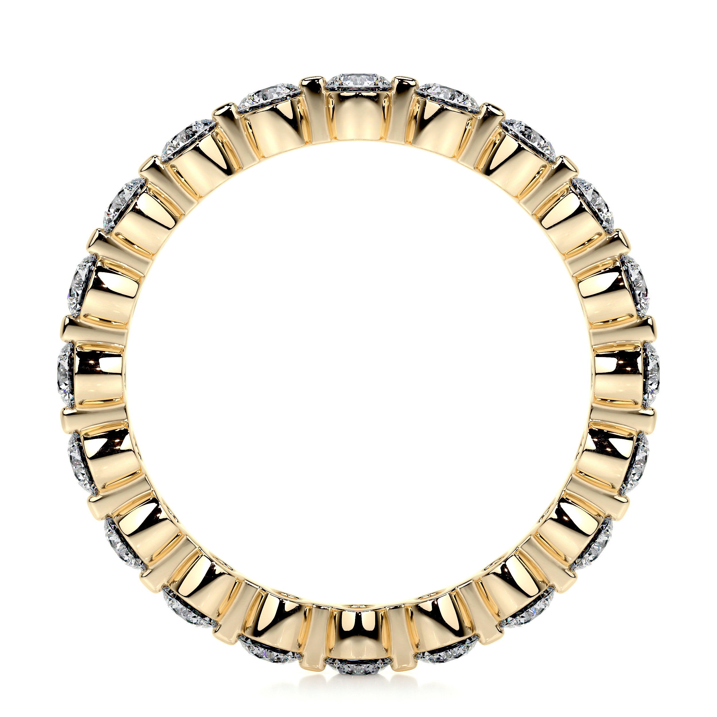 Josie Lab Grown Eternity Wedding Ring (1.75 Carat) -18K Yellow Gold