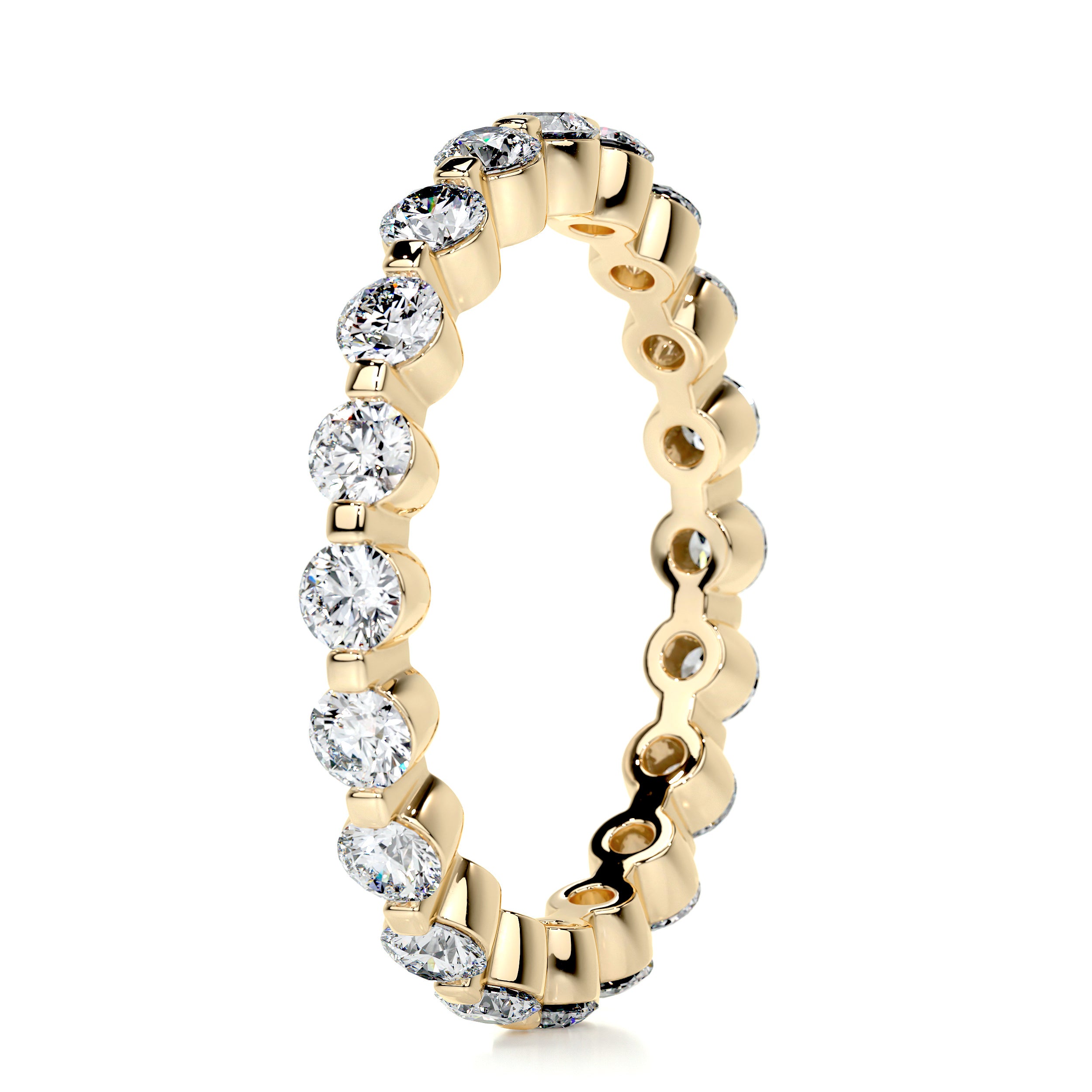 Josie Eternity Wedding Ring   (1.75 Carat) -18K Yellow Gold