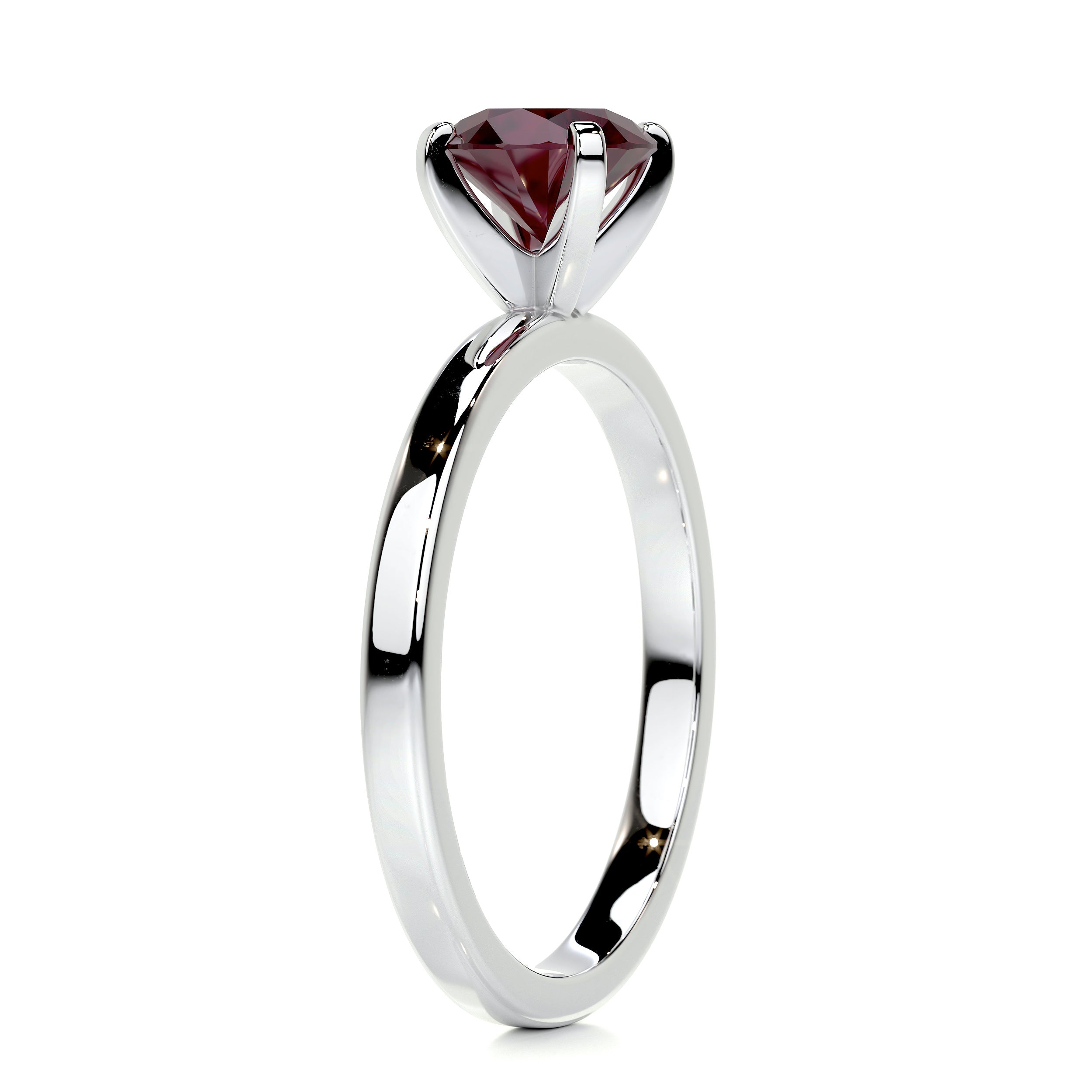 Jessica Gemstone Ring (0.8 Carat) -14K White Gold