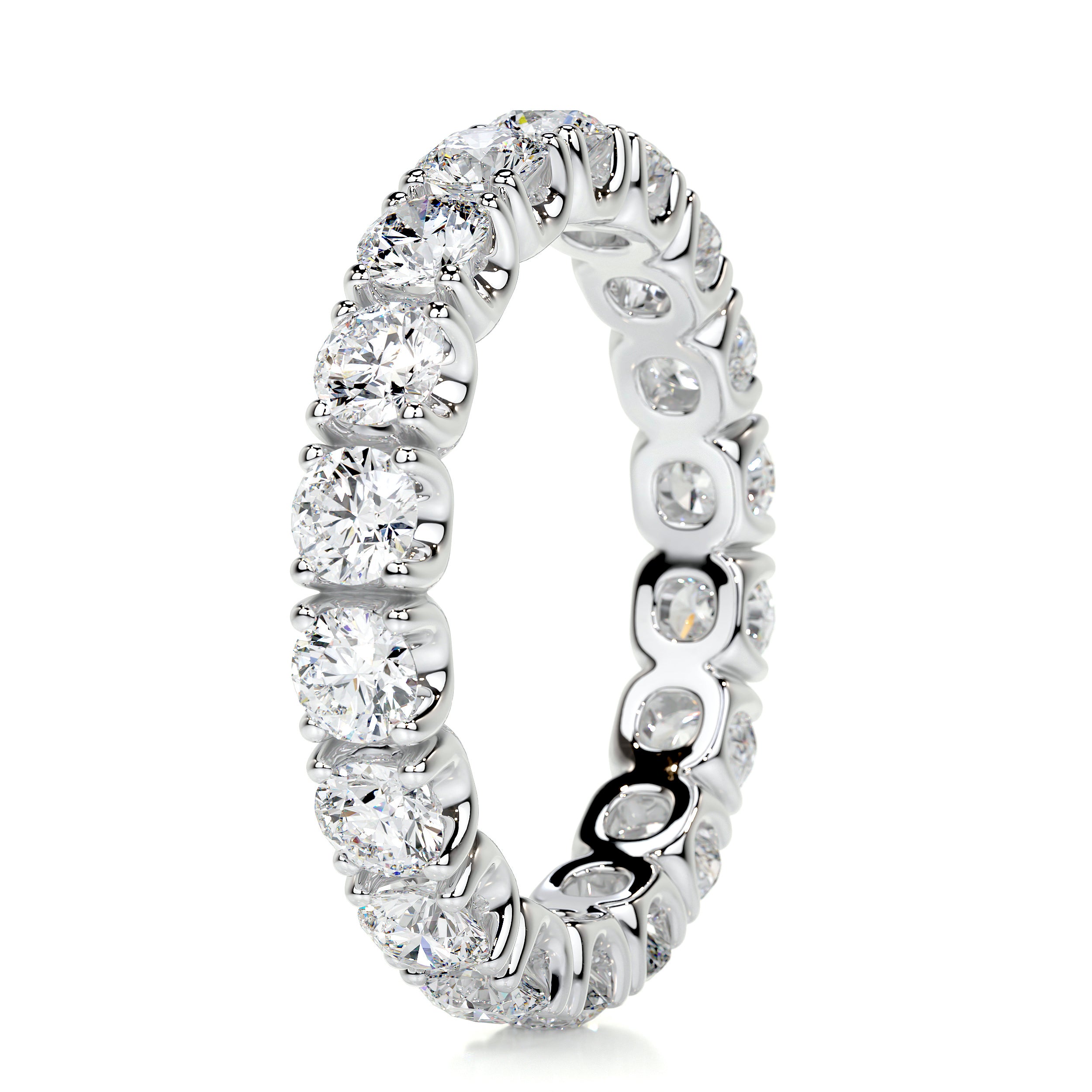 Trinity Eternity Wedding Ring (2.4 Carat) -Platinum