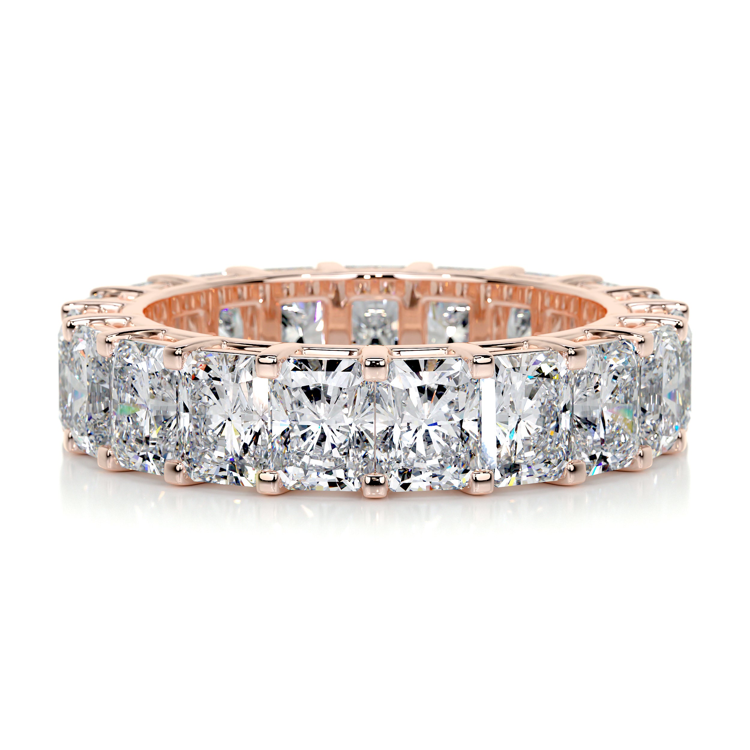 Andi Eternity Wedding Ring (6 Carat) - 14K Rose Gold