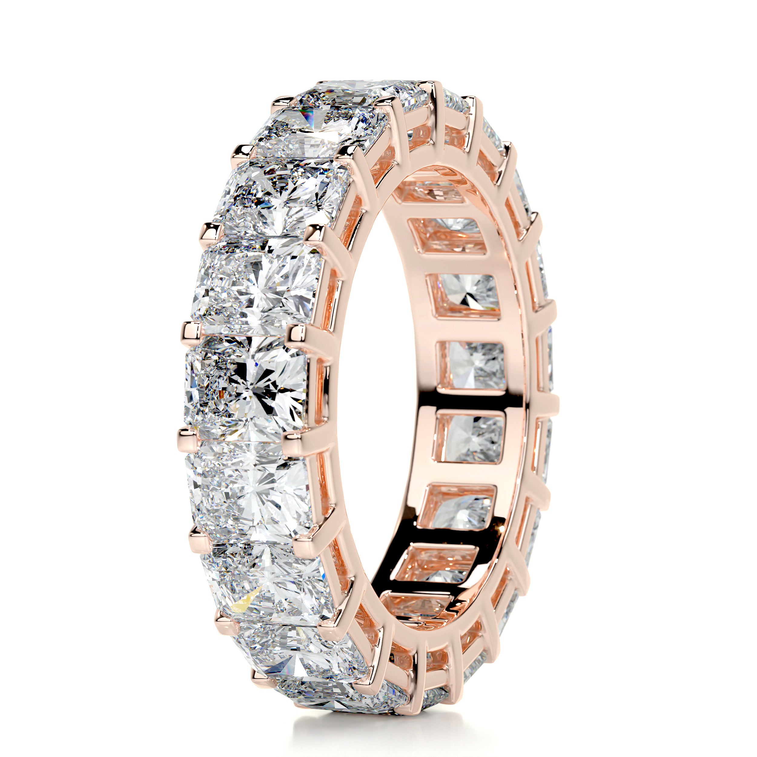 Andi Eternity Wedding Ring (6 Carat) - 14K Rose Gold