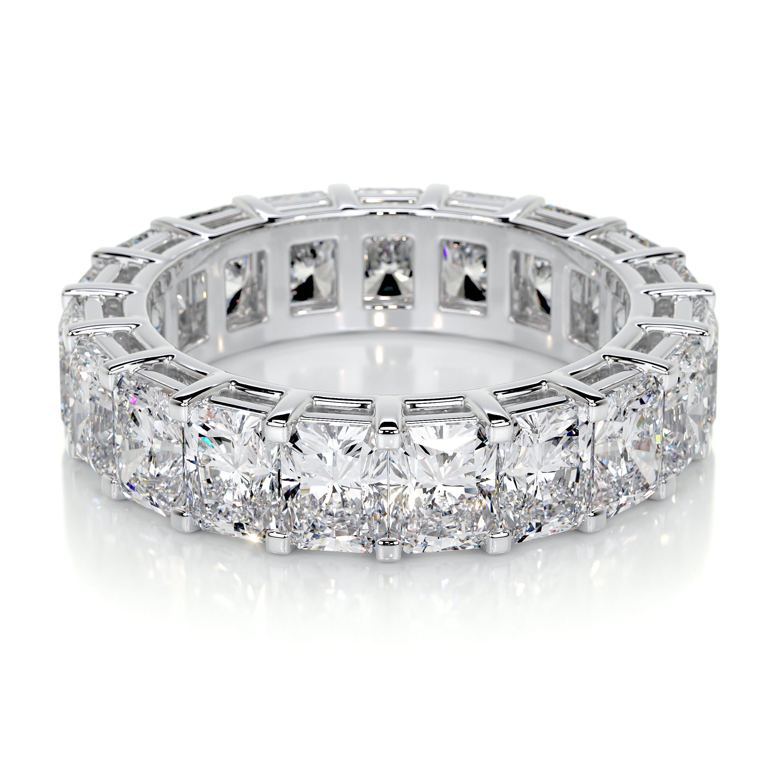 Andi Lab Grown Eternity Wedding Ring - 14K White Gold
