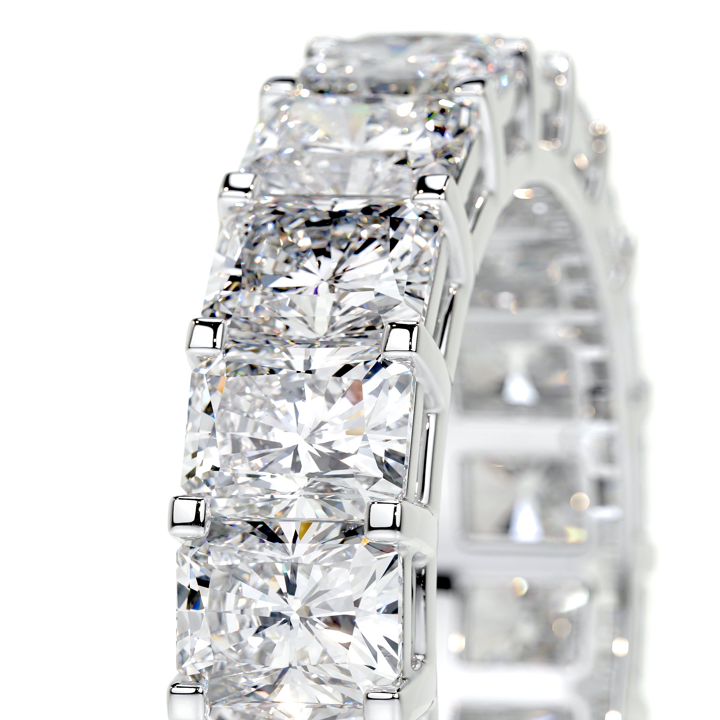Andi Lab Grown Eternity Wedding Ring - 14K White Gold