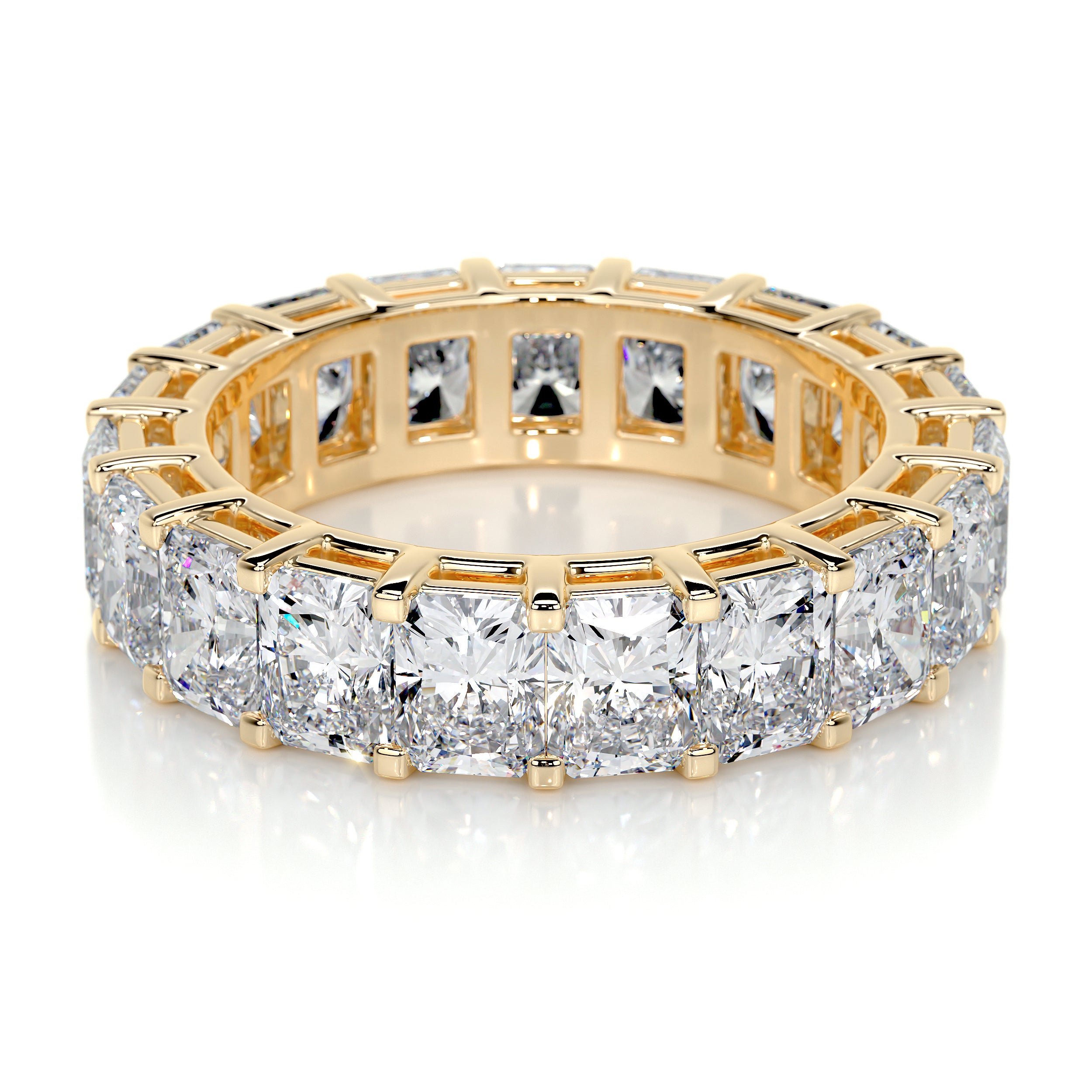 Andi Lab Grown Eternity Wedding Ring - 18K Yellow Gold