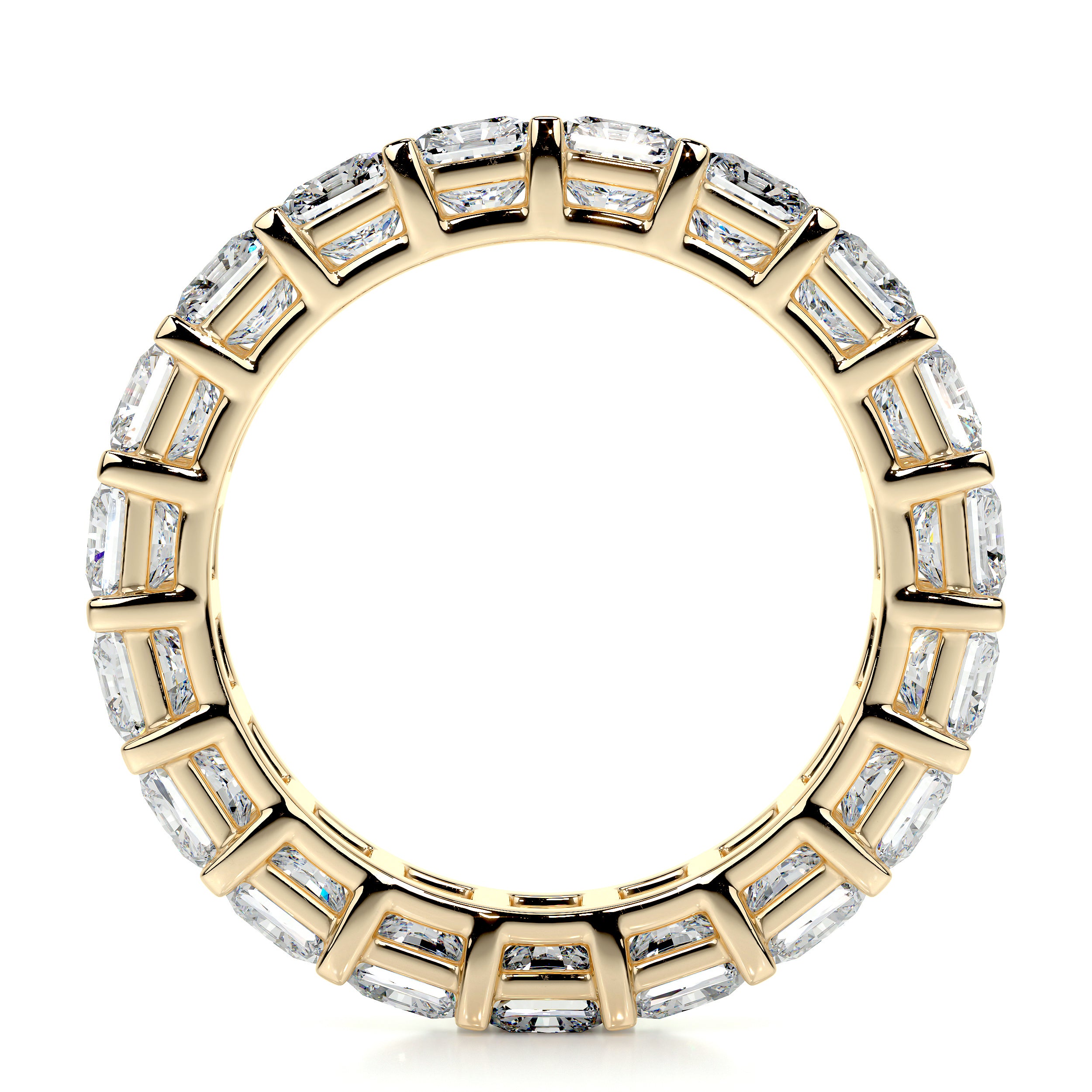 Andi Lab Grown Eternity Wedding Ring - 18K Yellow Gold