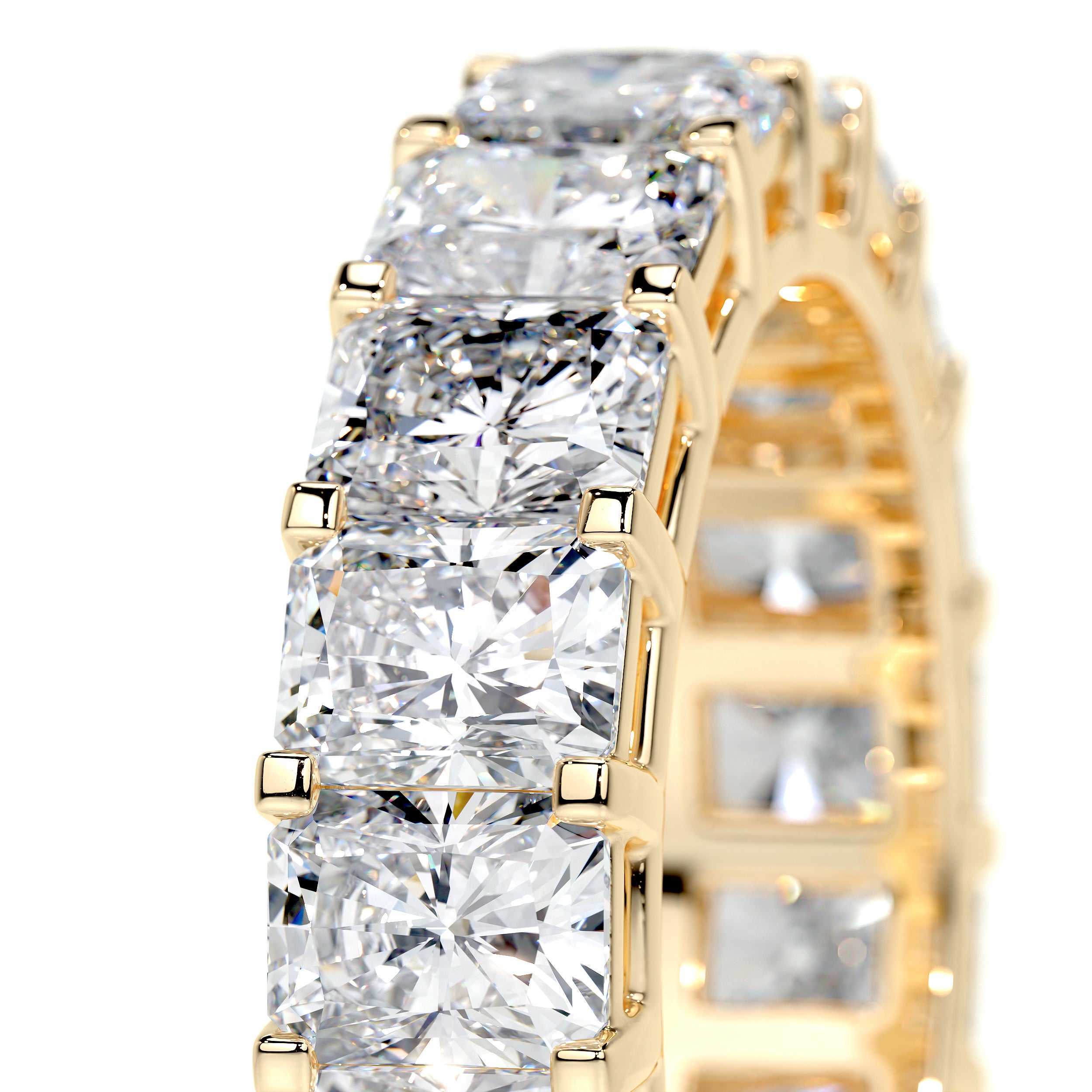 Andi Lab Grown Eternity Wedding Ring - 18K Yellow Gold