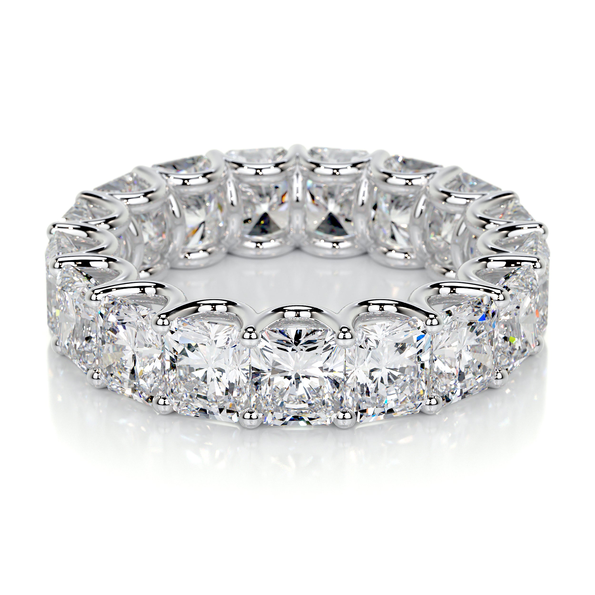 Andi Lab Grown Eternity Wedding Ring - 14K White Gold