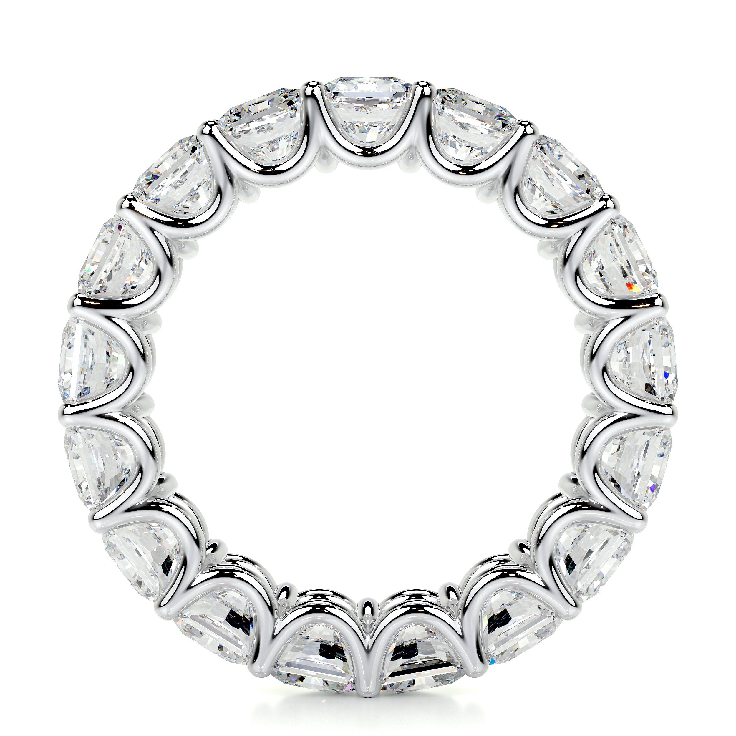 Andi Lab Grown Eternity Wedding Ring - 14K White Gold