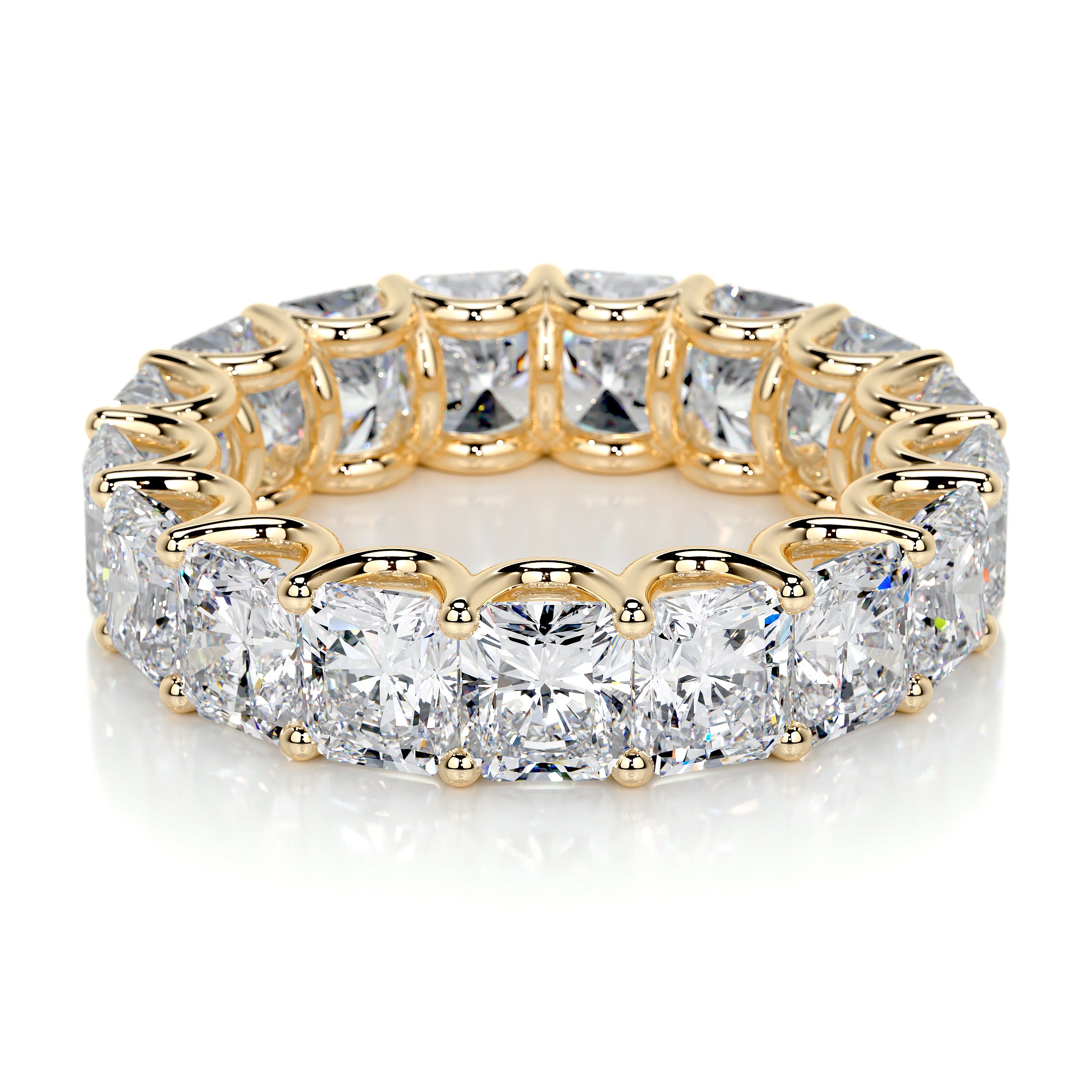 Andi Lab Grown Eternity Wedding Ring - 18K Yellow Gold