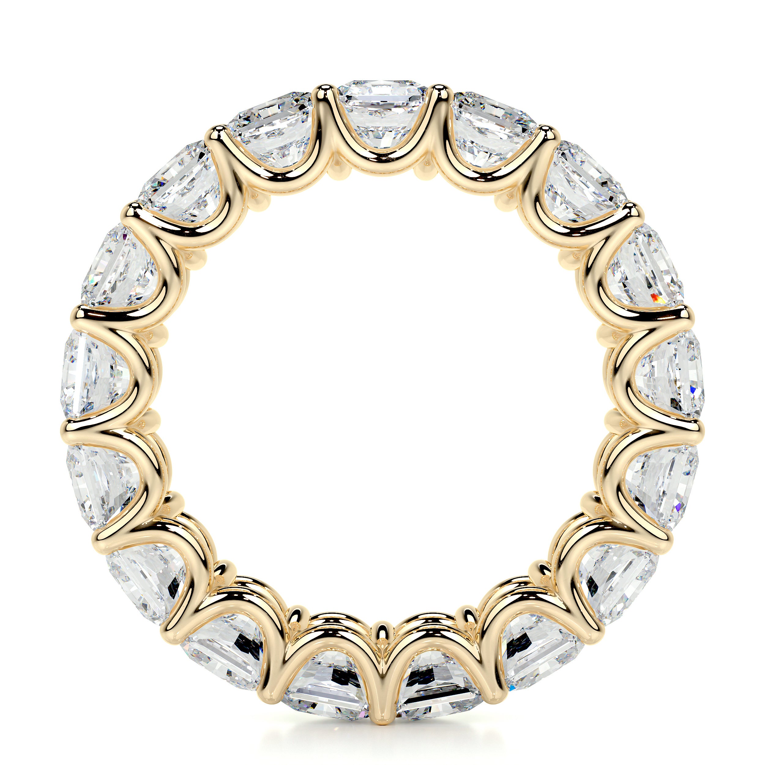 Andi Lab Grown Eternity Wedding Ring - 18K Yellow Gold