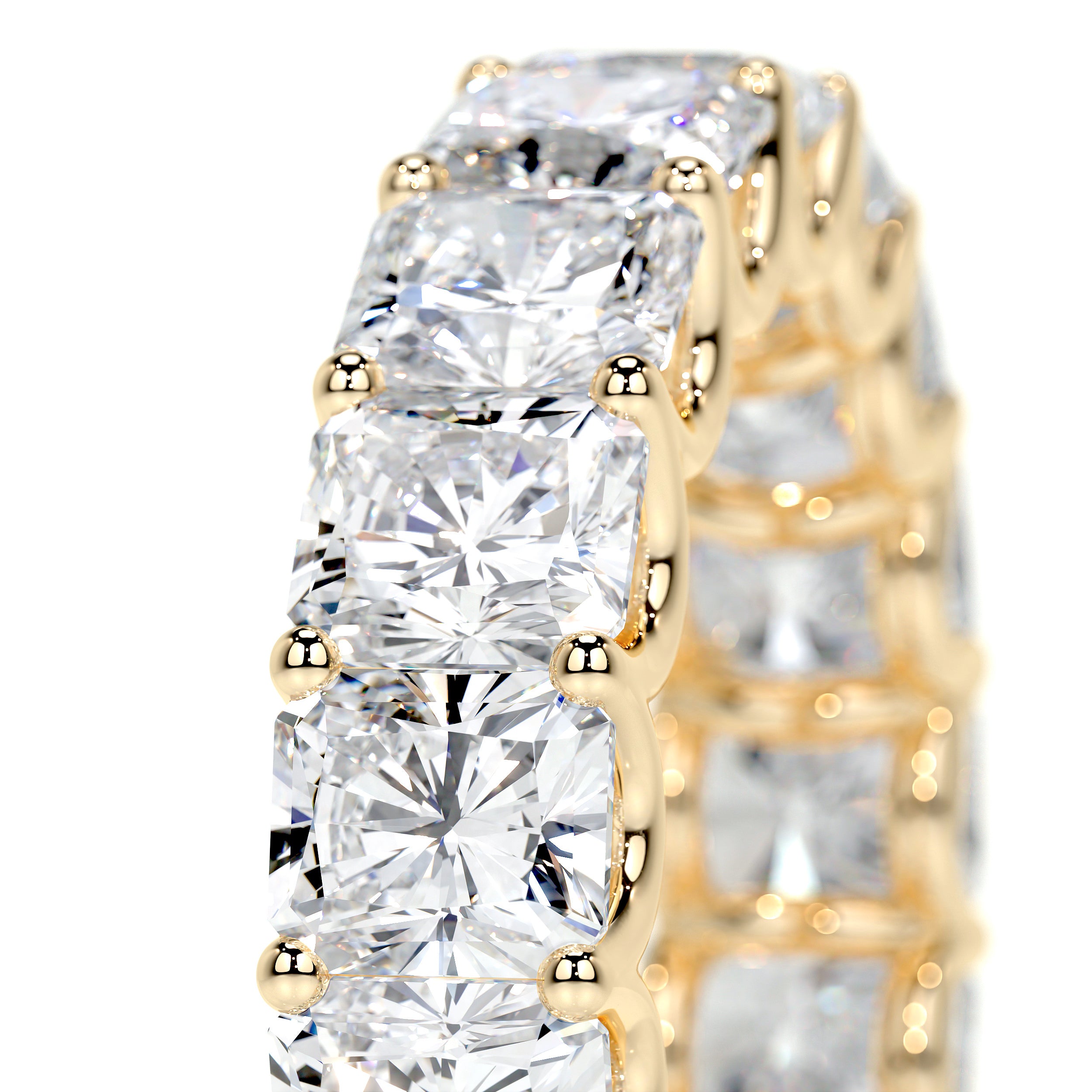 Andi Lab Grown Eternity Wedding Ring - 18K Yellow Gold