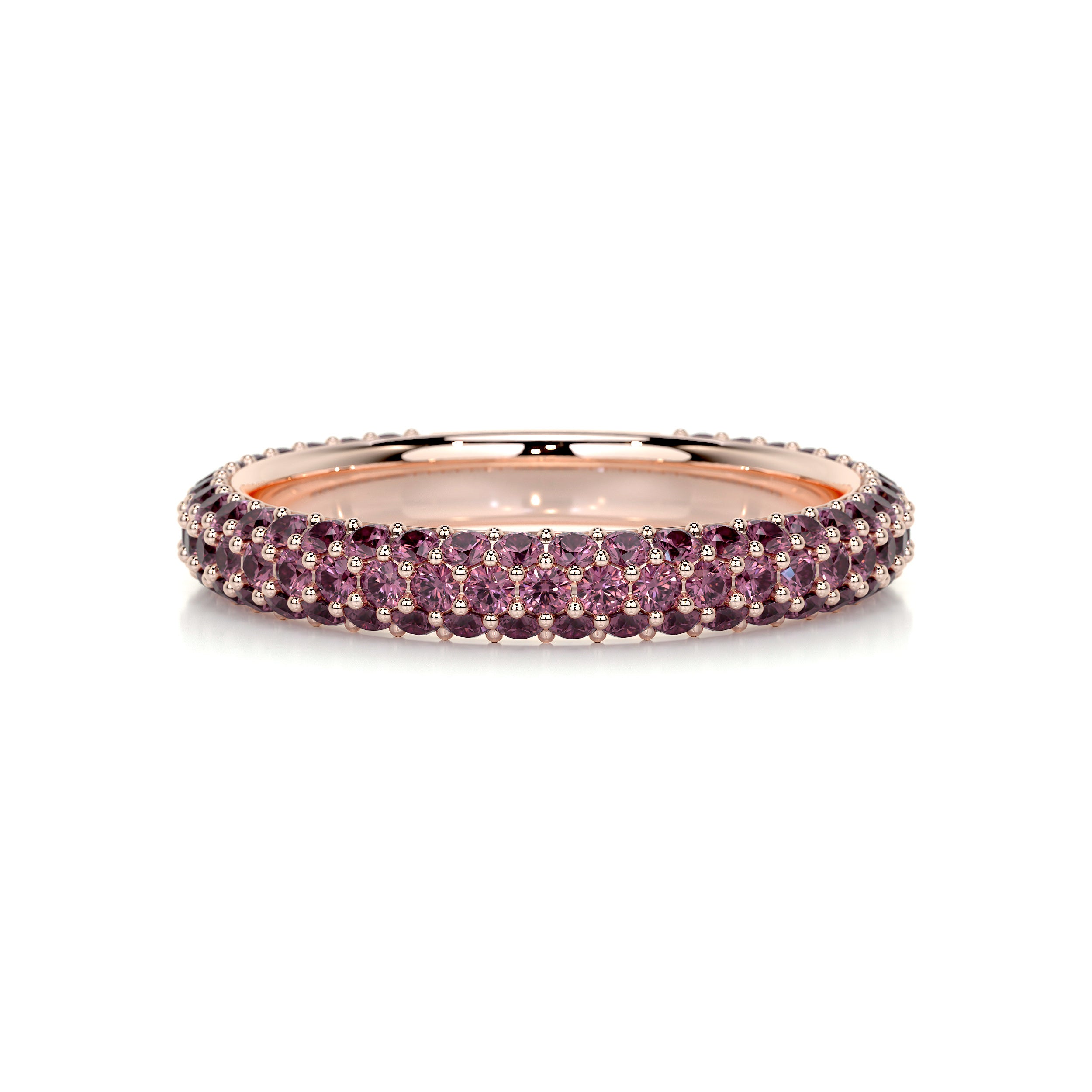 Emma Pink Gemstone Wedding Ring (1.25 Carat) - 14K Rose Gold