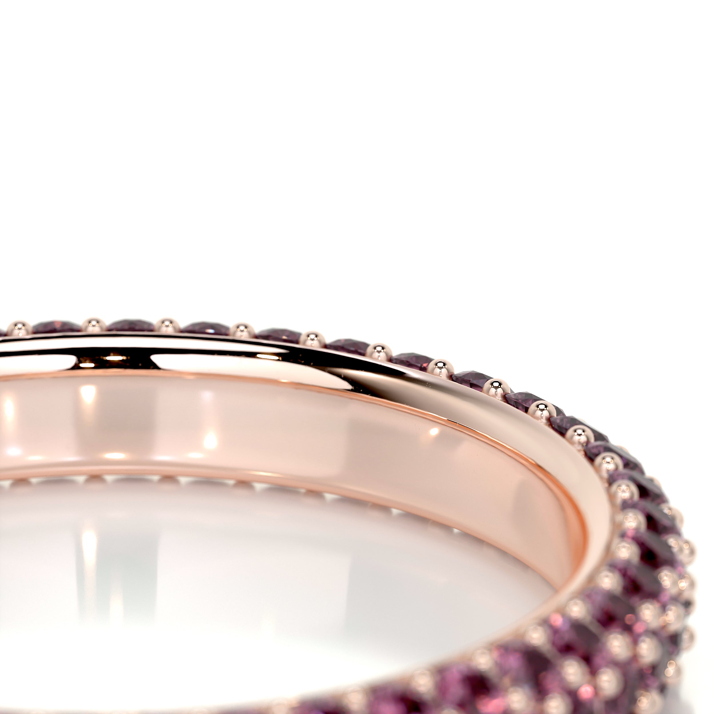 Emma Pink Gemstone Wedding Ring   (1.25 Carat) - 14K Rose Gold