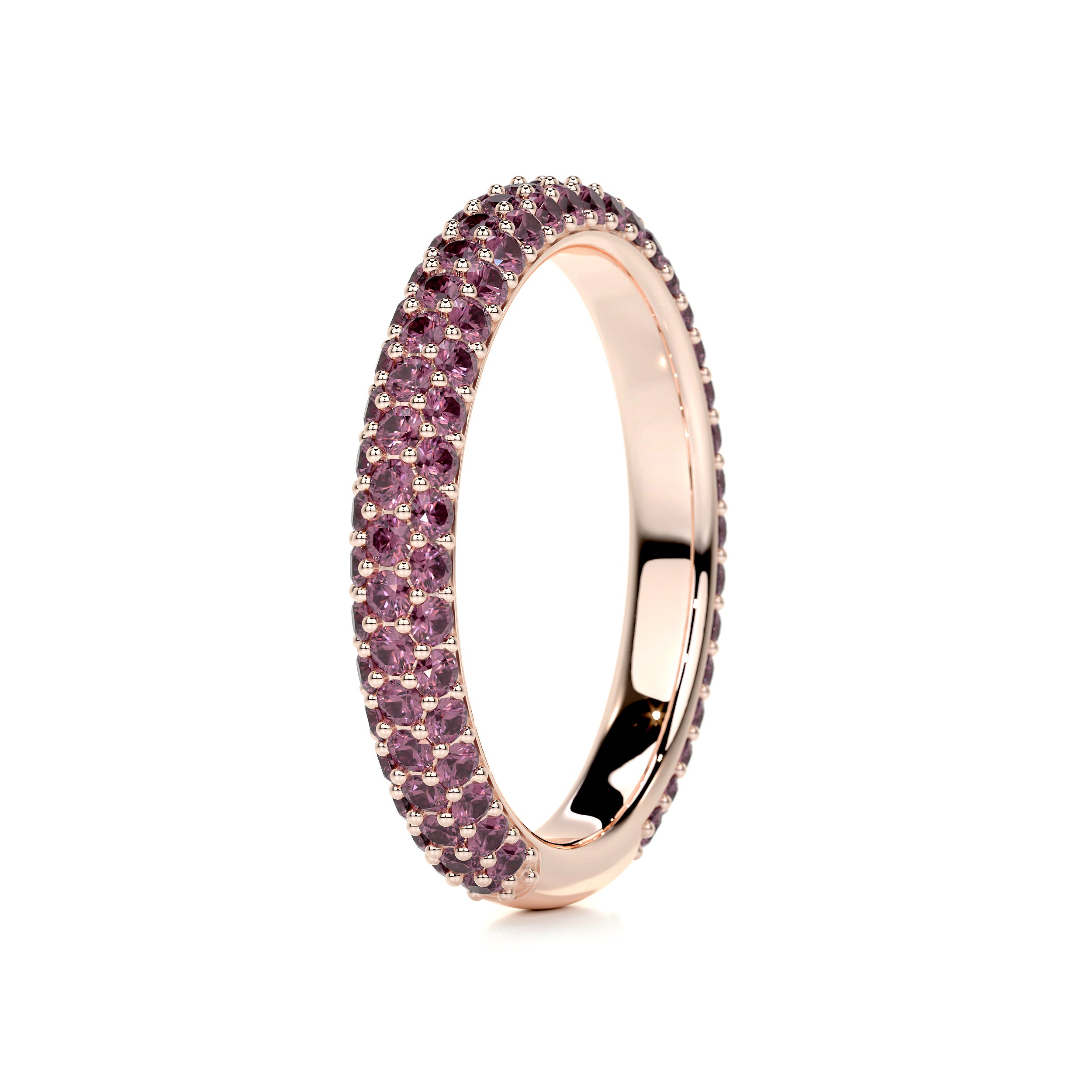 Emma Pink Gemstone Wedding Ring (1.25 Carat) - 14K Rose Gold