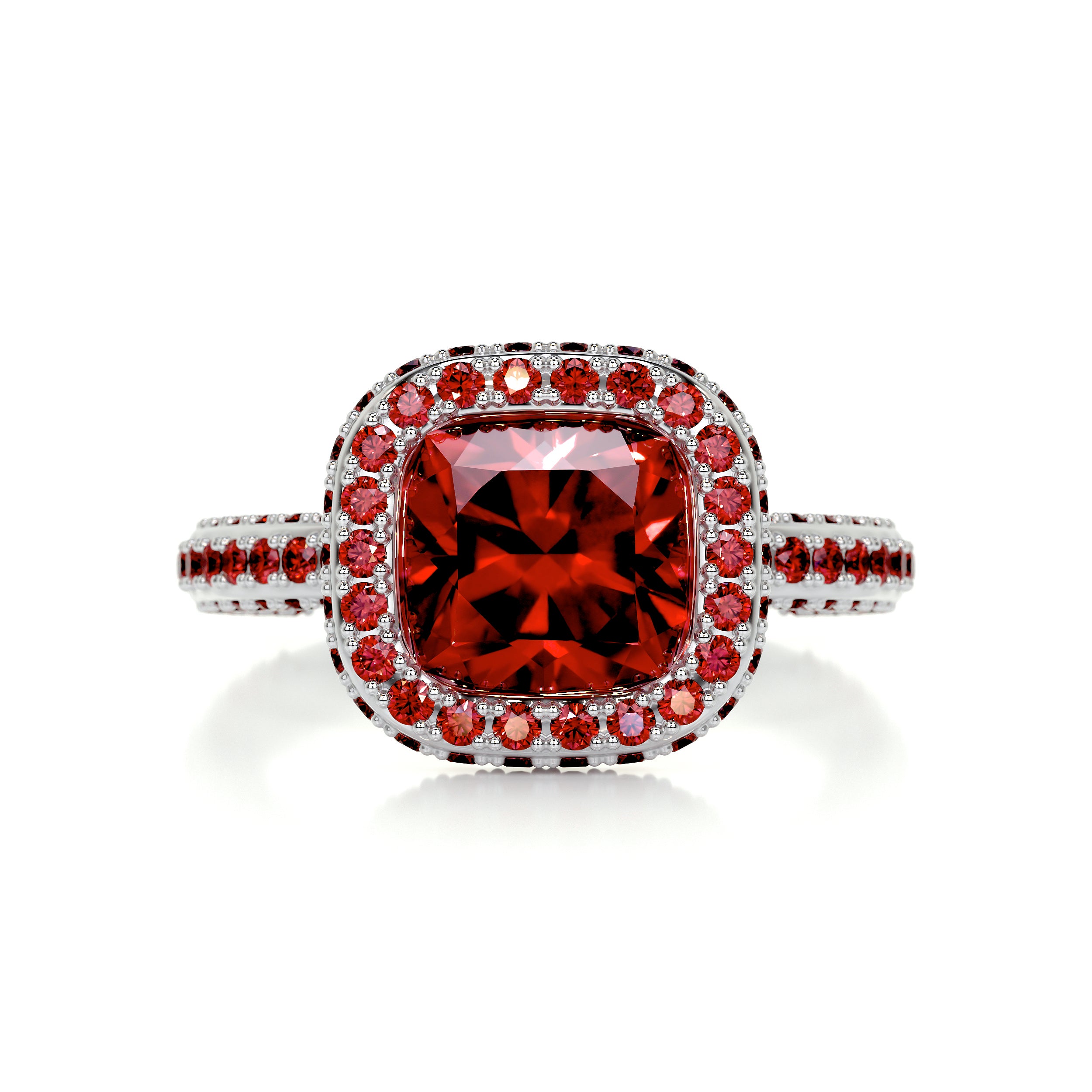 Kim Gemstone Ring (4 Carat) -Platinum