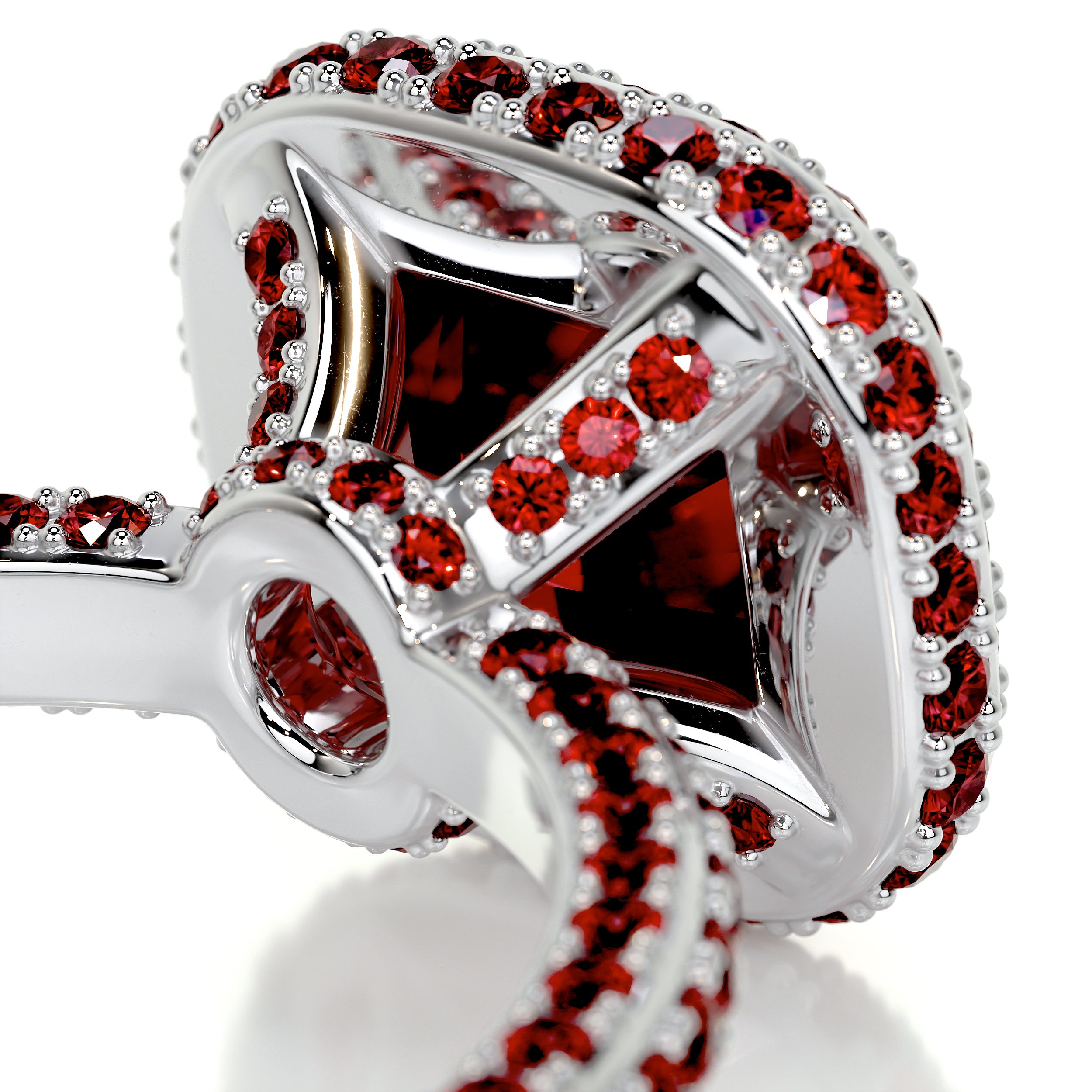 Kim Gemstone Ring (4 Carat) -Platinum