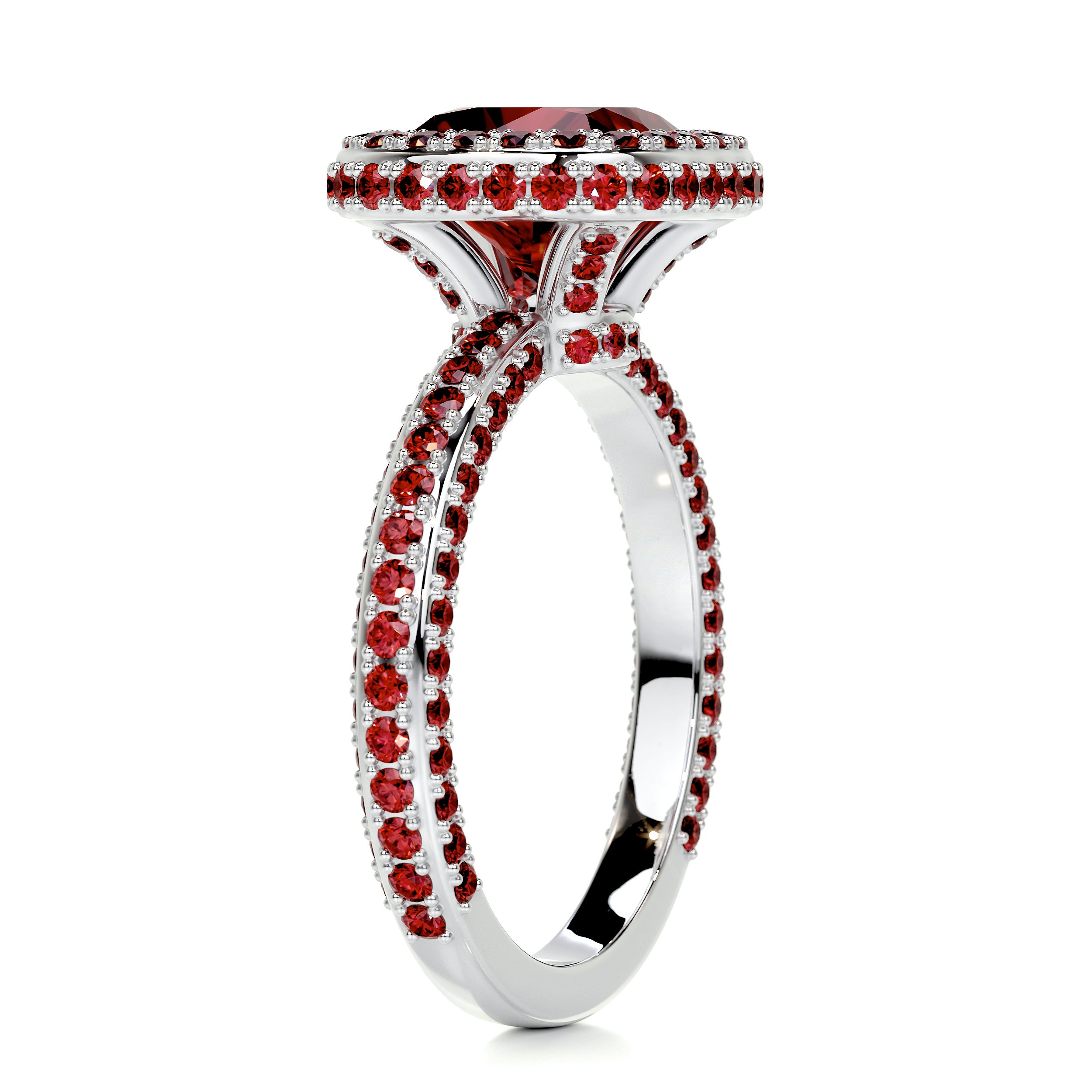 Kim Gemstone Ring (4 Carat) -Platinum