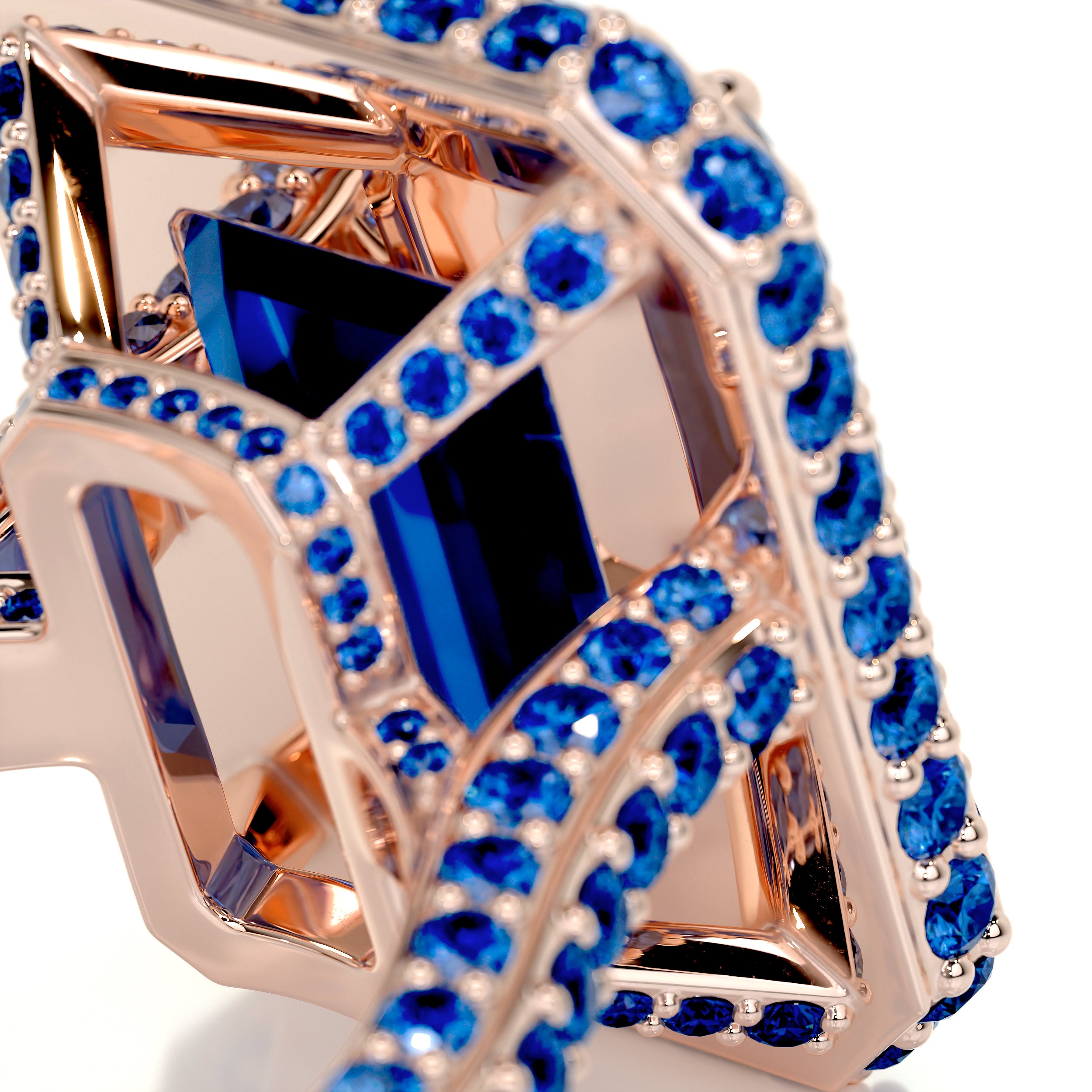 Mackenzie Gemstone Ring (12 Carat) -14K Rose Gold