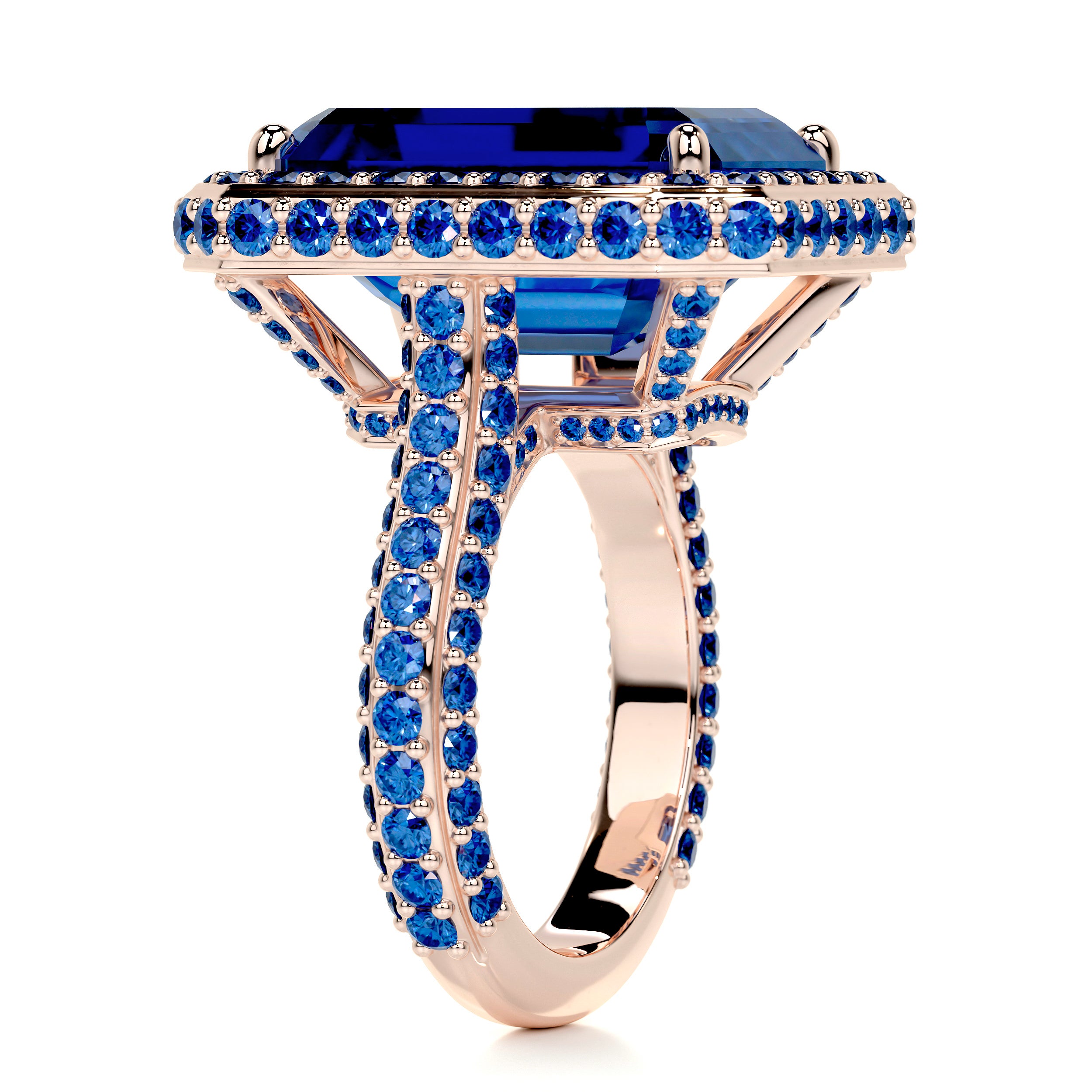 Mackenzie Gemstone Ring (12 Carat) -14K Rose Gold