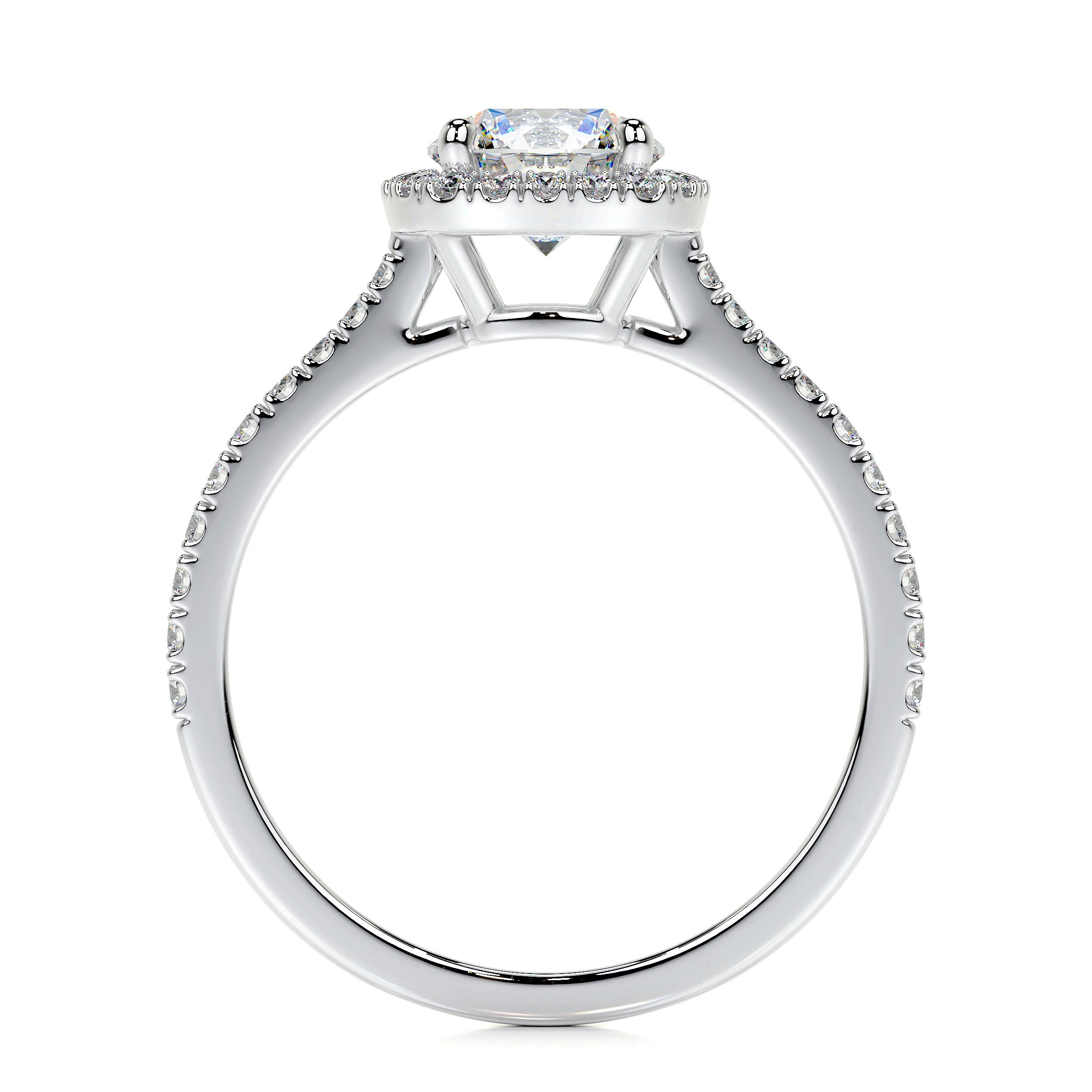 Claudia Lab Grown Diamond Ring -18K White Gold