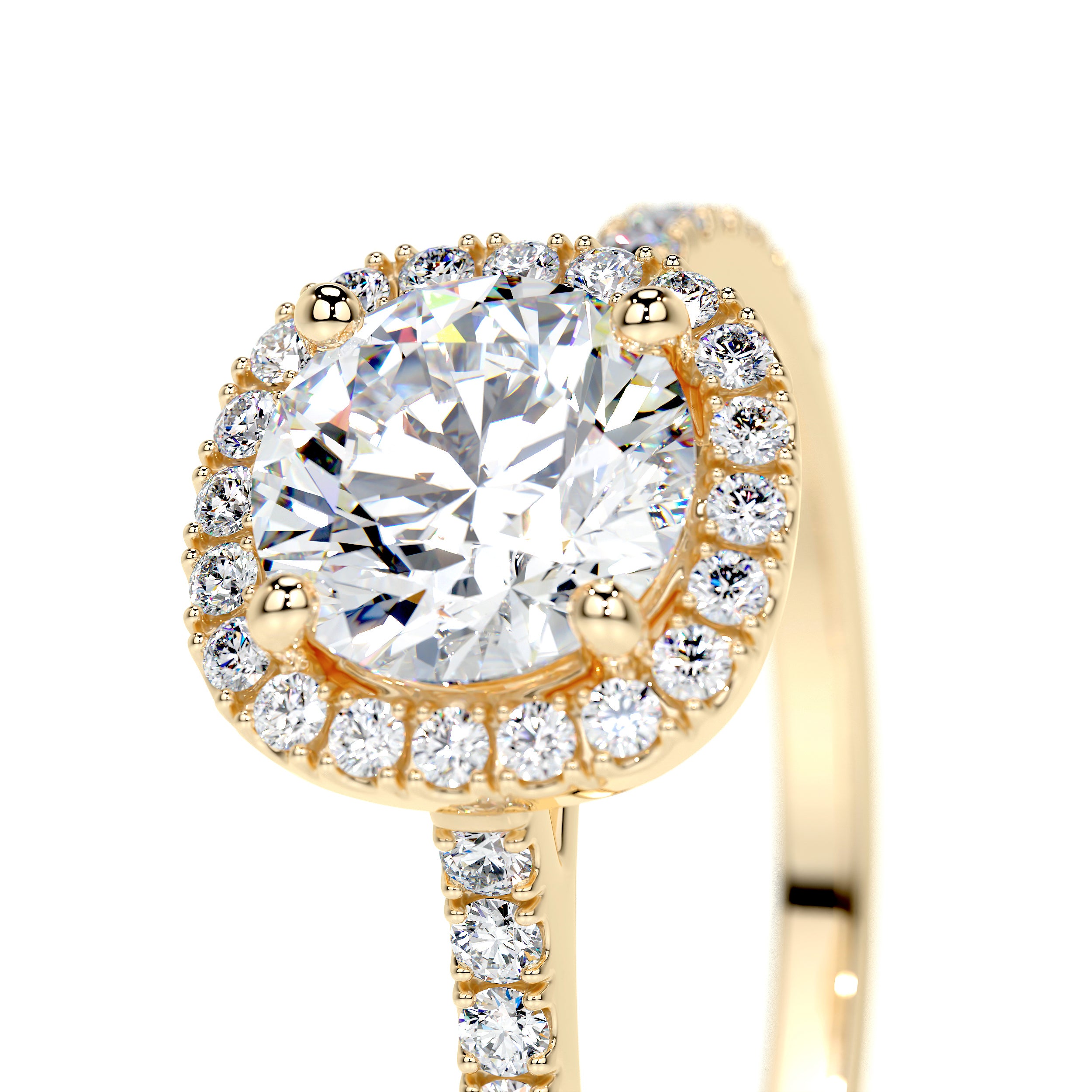 Claudia Lab Grown Diamond Ring -18K Yellow Gold