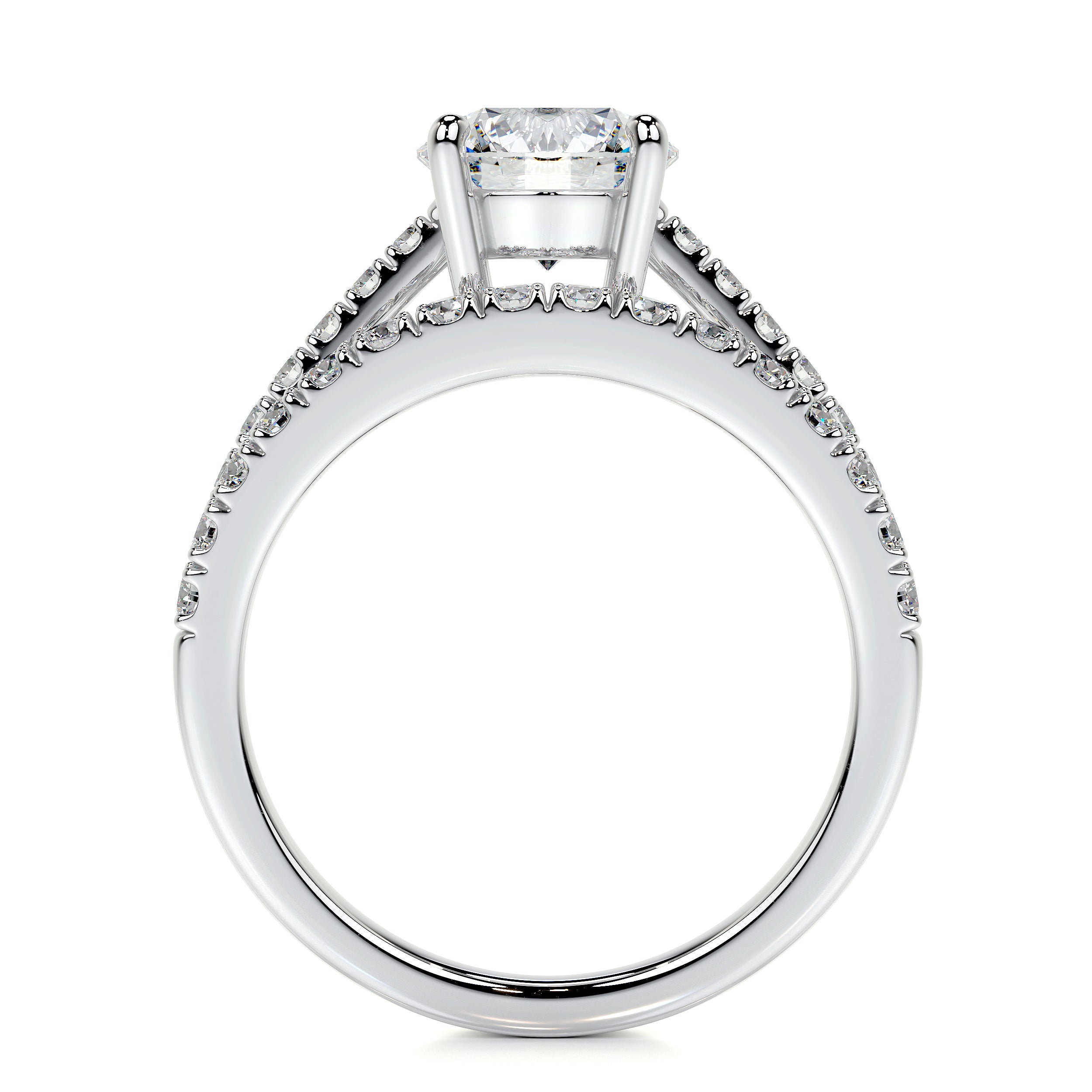 Anna Luxe Lab Grown Diamond Bridal Set -14K White Gold