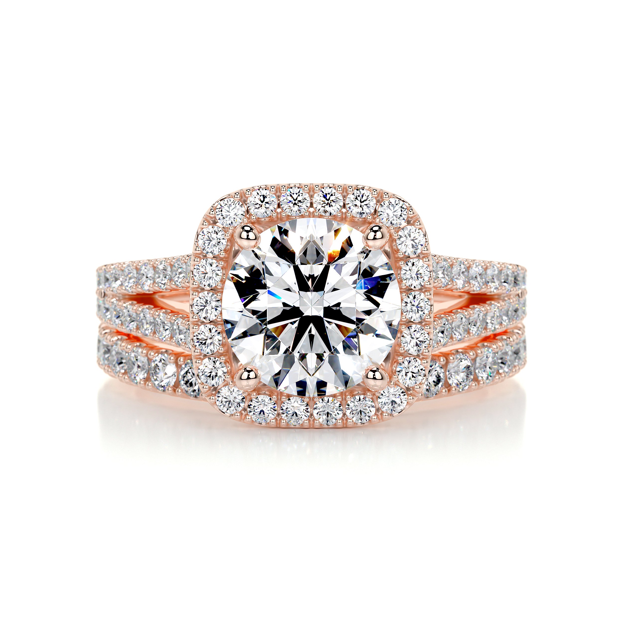 Grace Diamond Bridal Set -14K Rose Gold