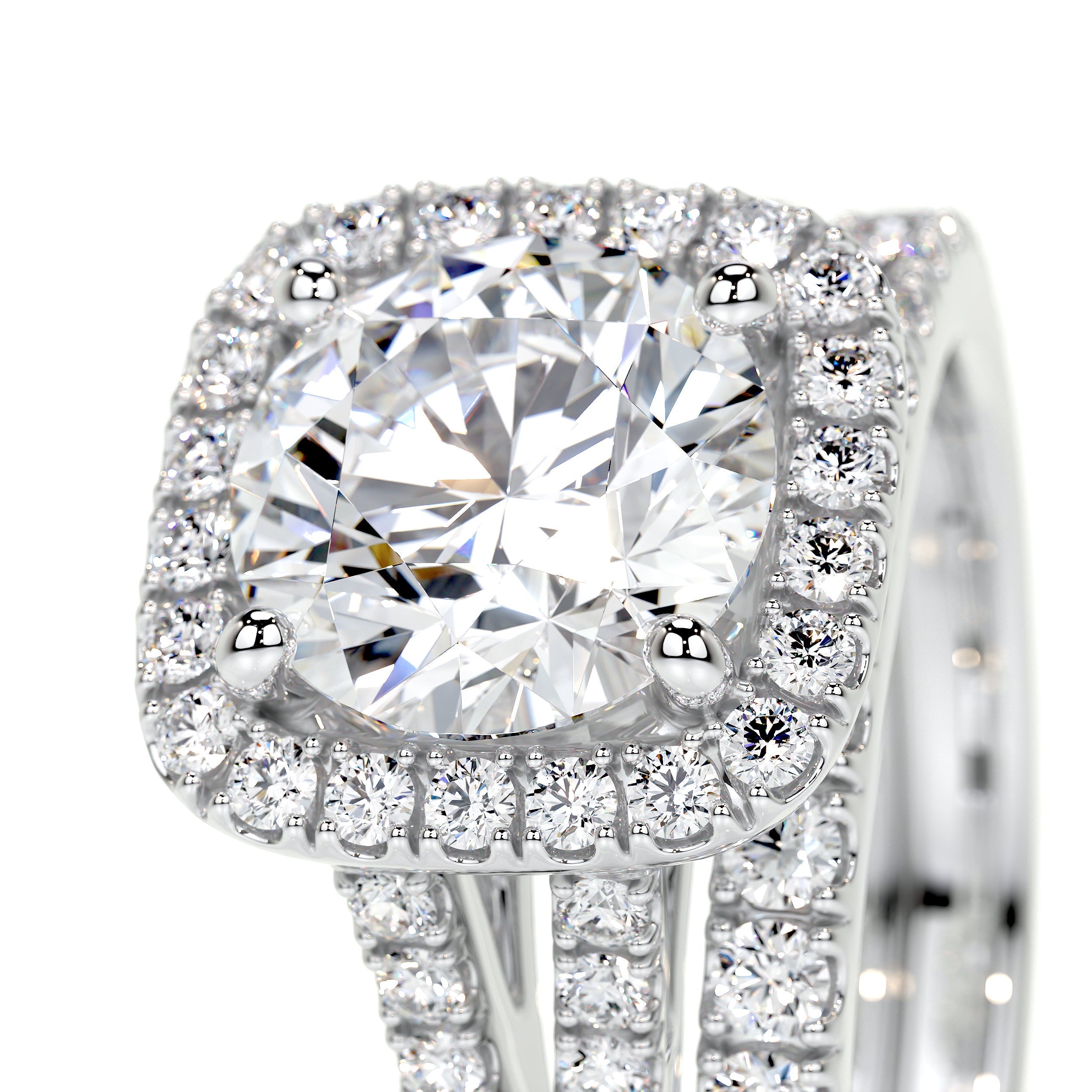 Grace Lab Grown Diamond Bridal Set   (3 Carat) -14K White Gold