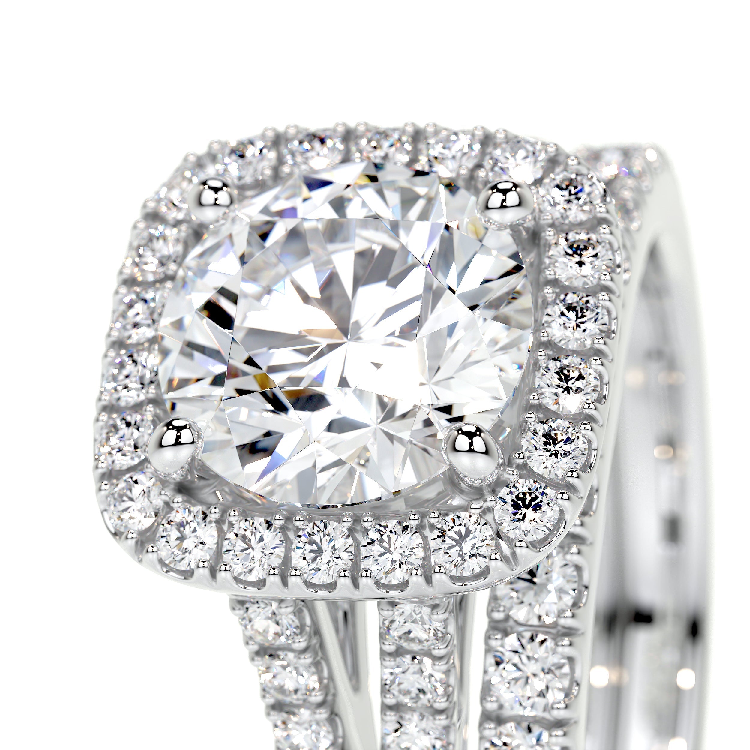 Grace Lab Grown Diamond Bridal Set (3 Carat) -14K White Gold