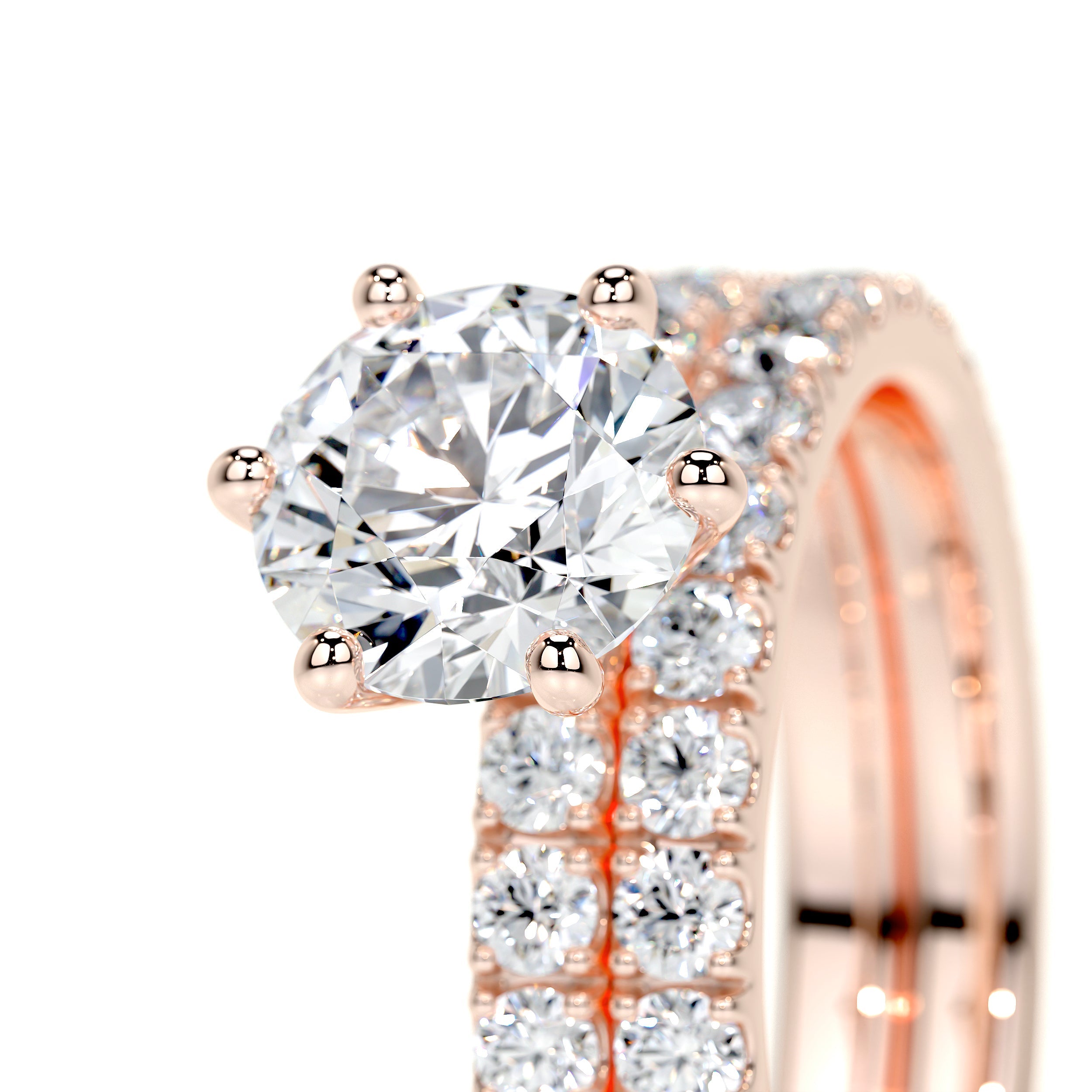 Jane Lab Grown Diamond Bridal Set (2.5 Carat) -14K Rose Gold