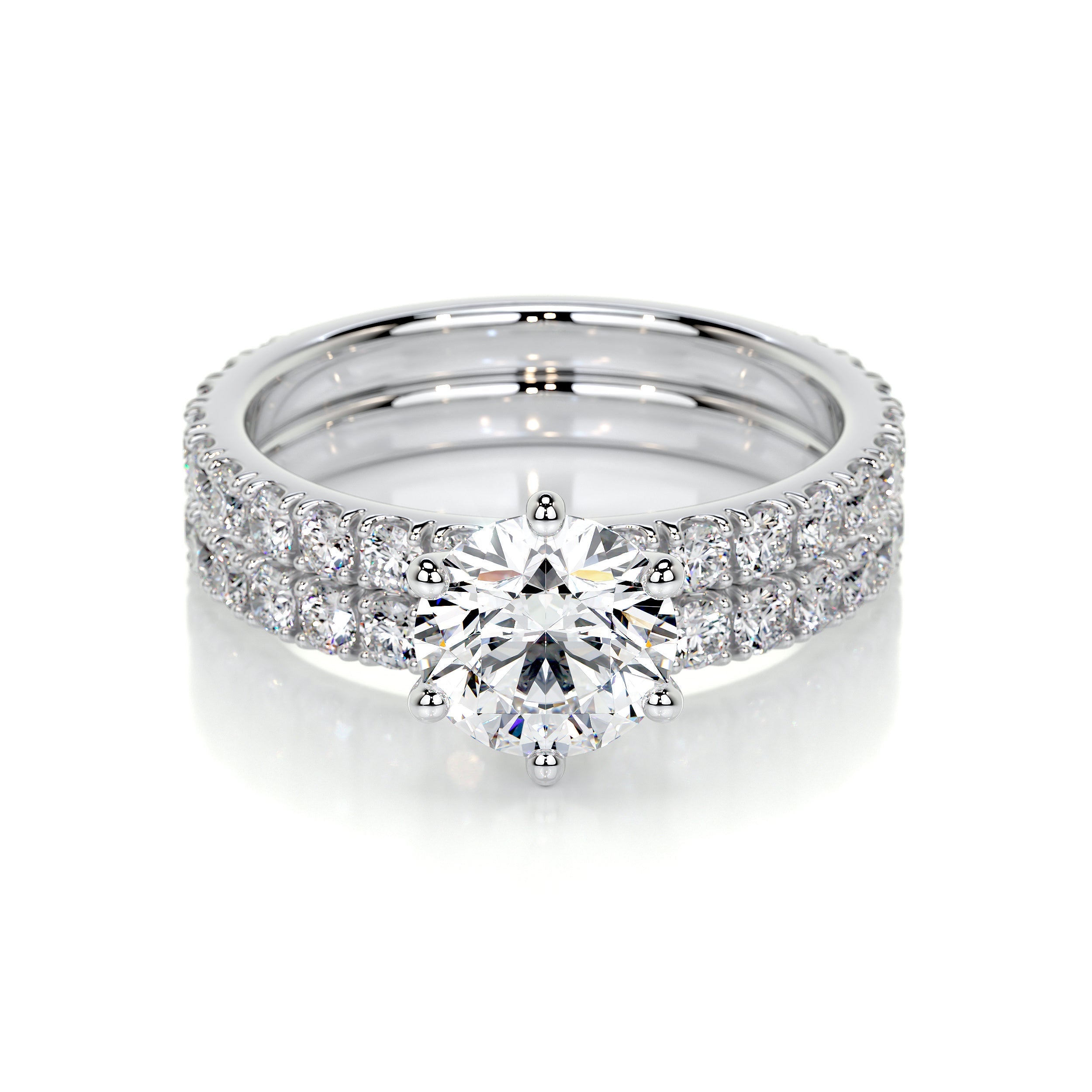 Jane Lab Grown Diamond Bridal Set (2.5 Carat) -14K White Gold