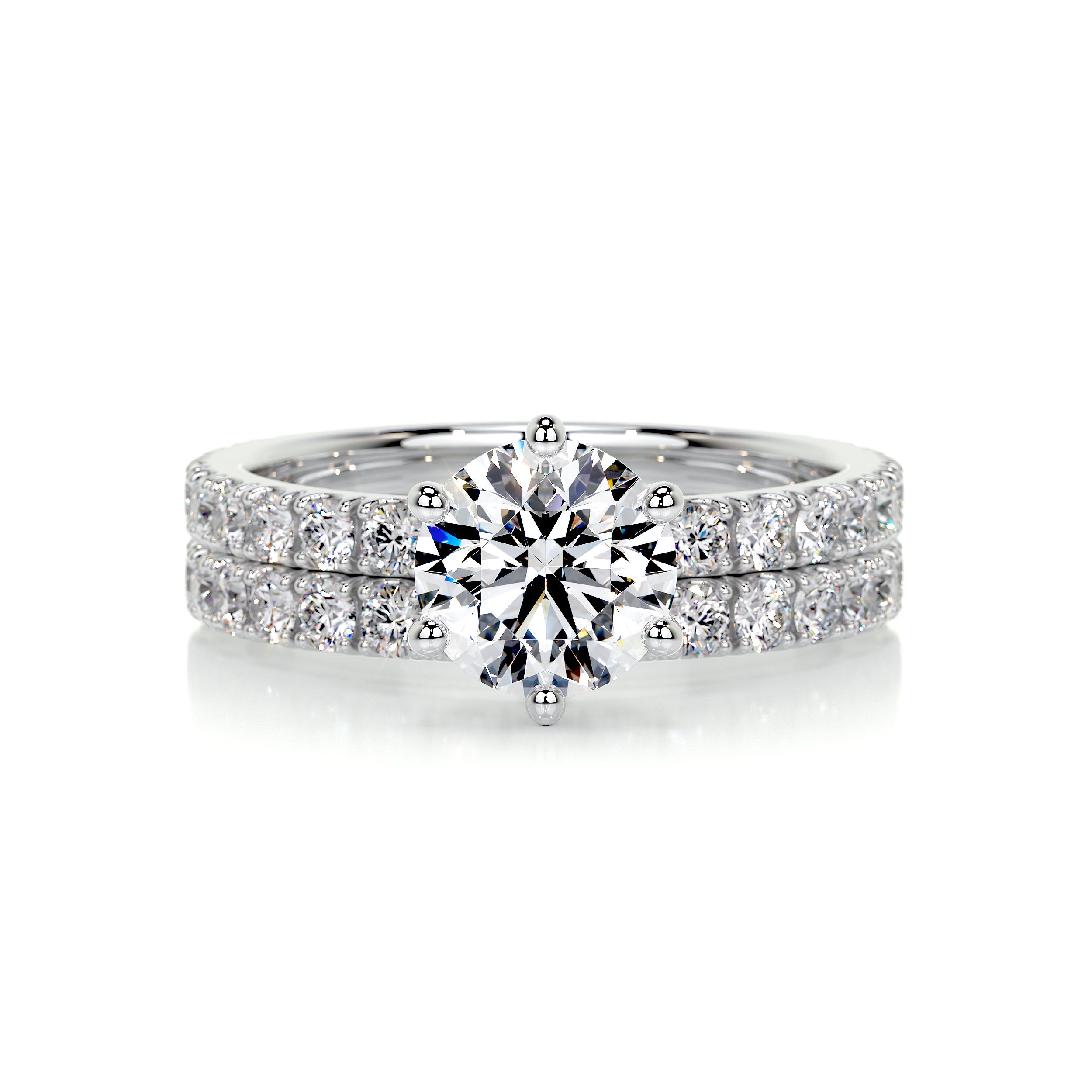 Jane Diamond Bridal Set -Platinum