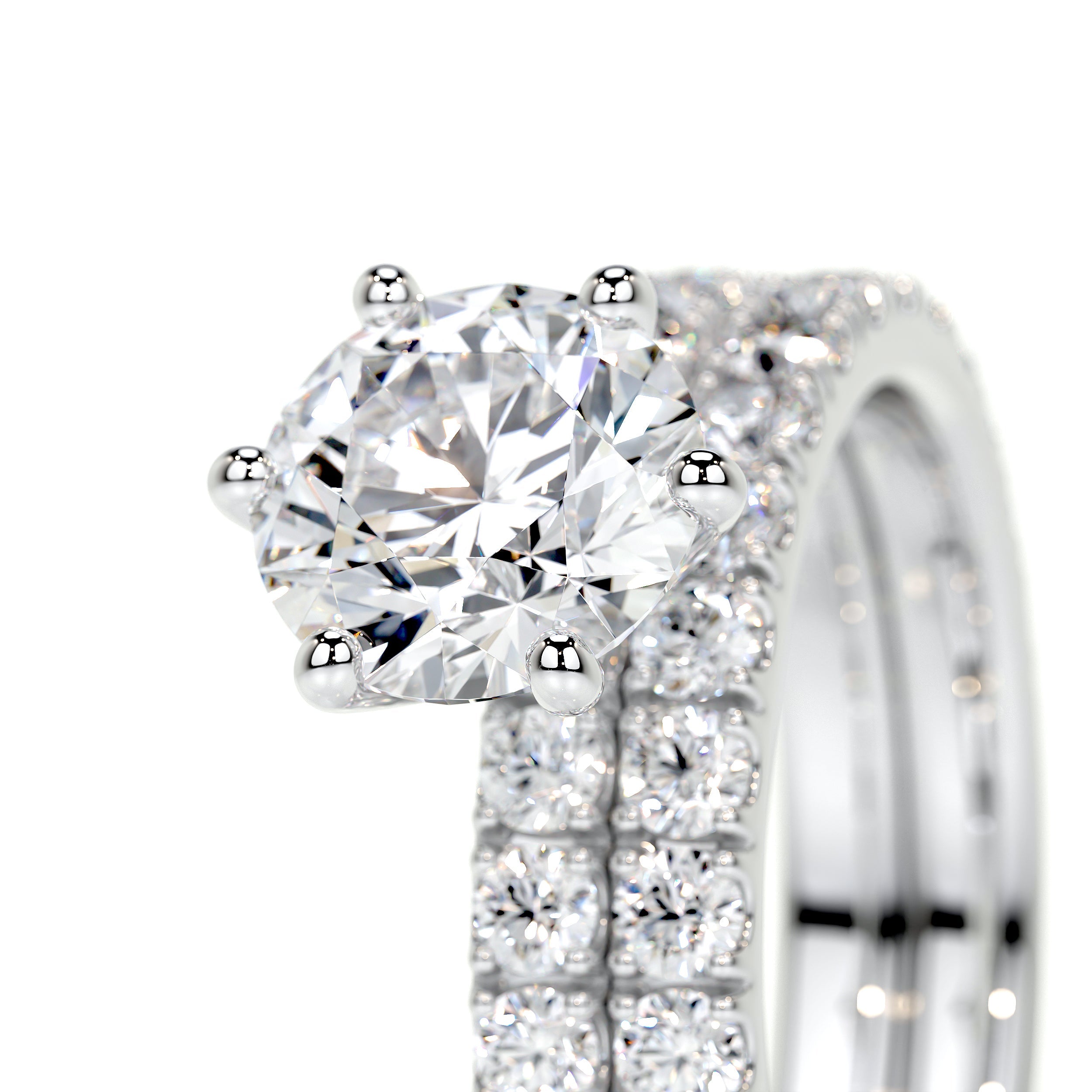 Jane Lab Grown Diamond Bridal Set   (2.5 Carat) -18K White Gold