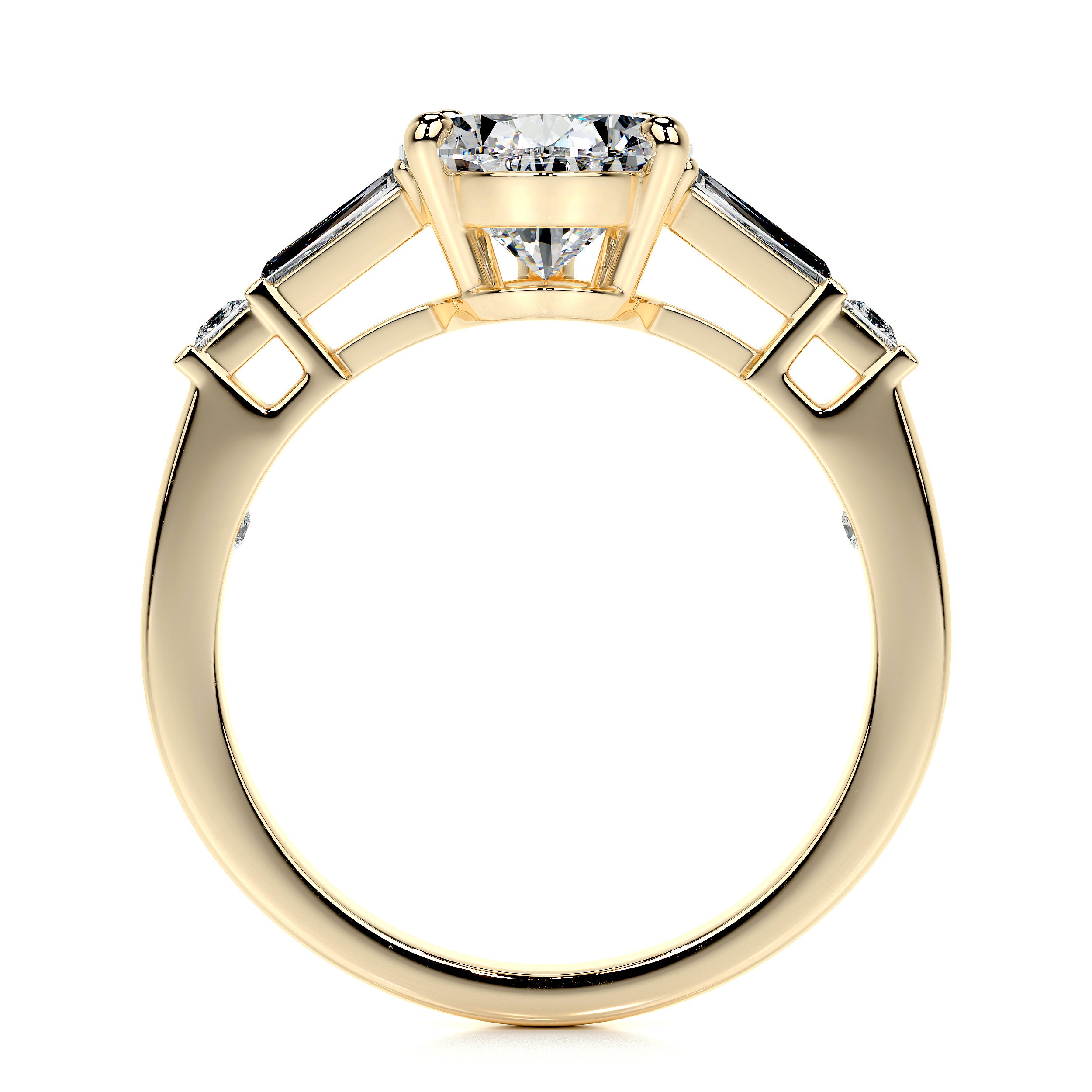 Keyshawna Lab Grown Diamond Ring -18K Yellow Gold