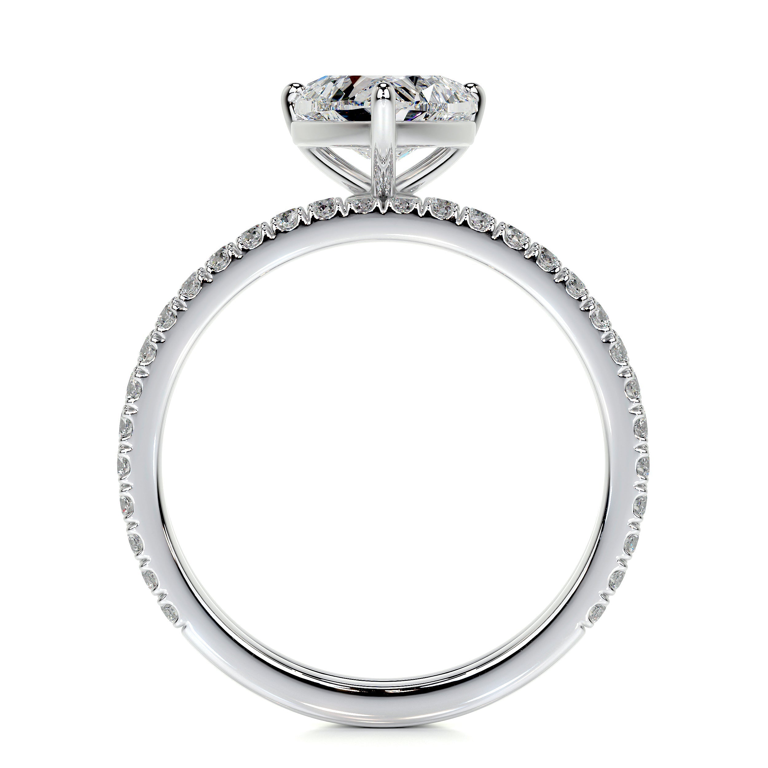 Stephanie Lab Grown Diamond Bridal Set -14K White Gold