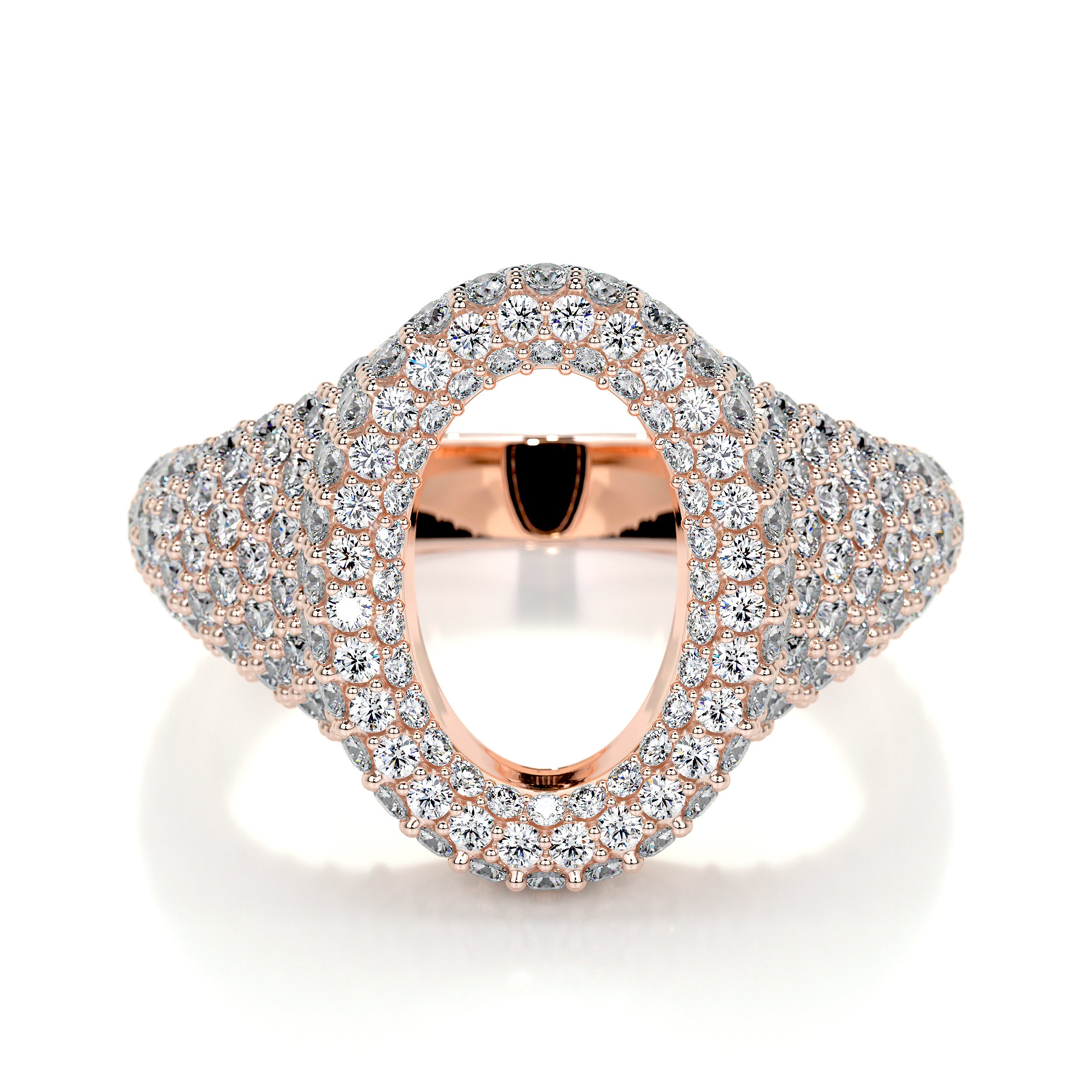 Angelina Lab Grown Diamond Wedding Ring   (1.4 Carat) -14K Rose Gold