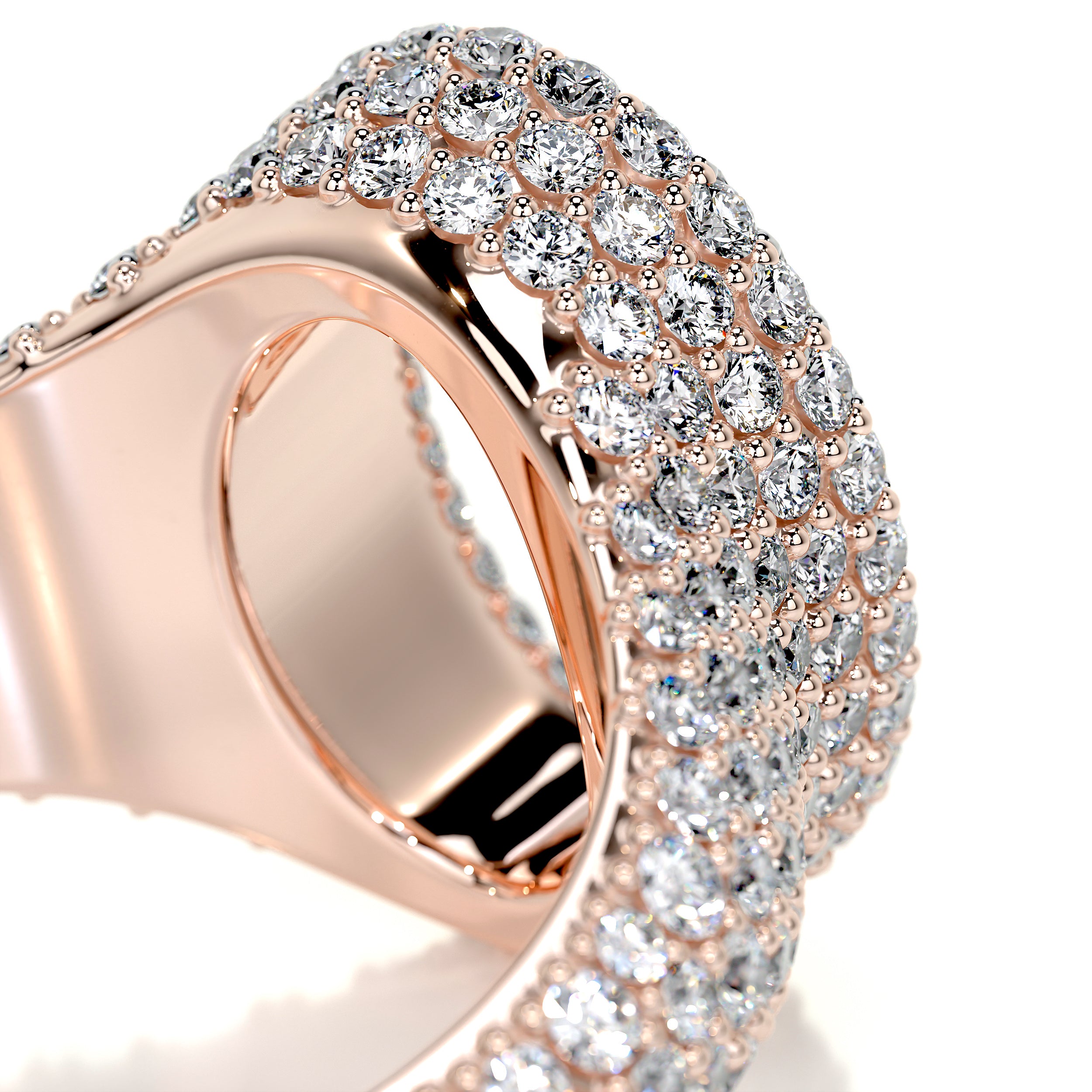 Angelina Wedding Ring (1.4 Carat) -14K Rose Gold