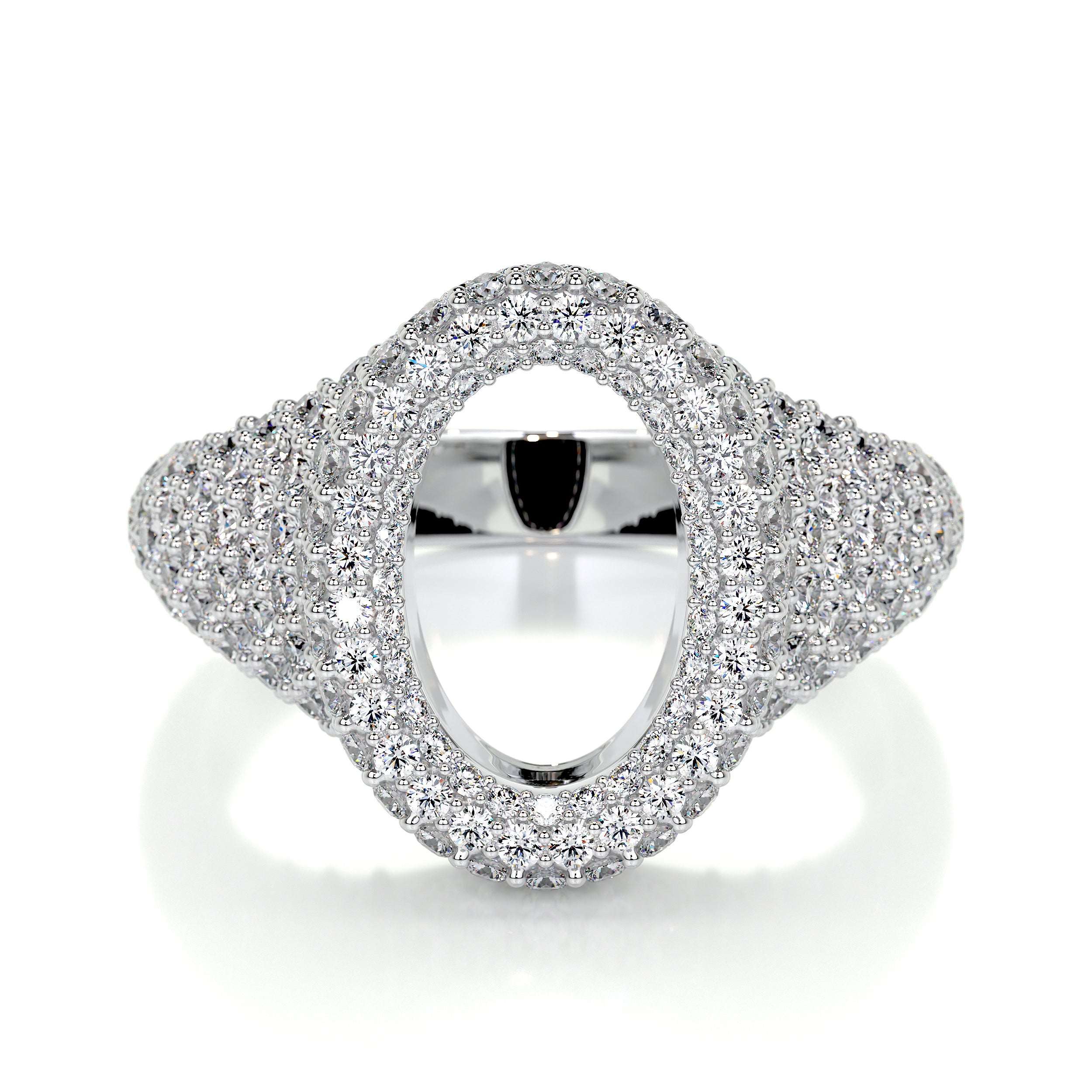Angelina Lab Grown Diamond Wedding Ring   (1.4 Carat) -14K White Gold