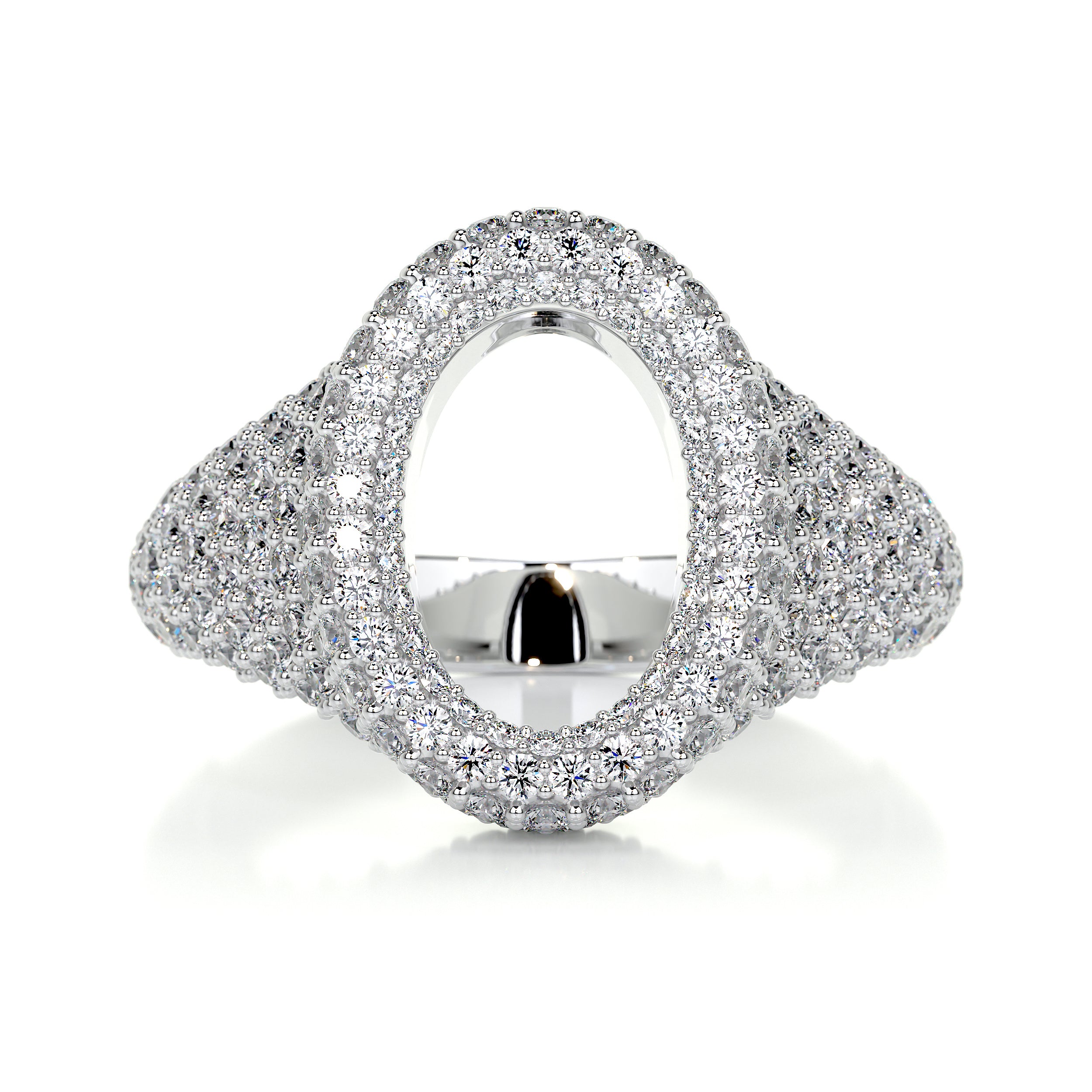 Angelina Wedding Ring (1.4 Carat) -14K White Gold