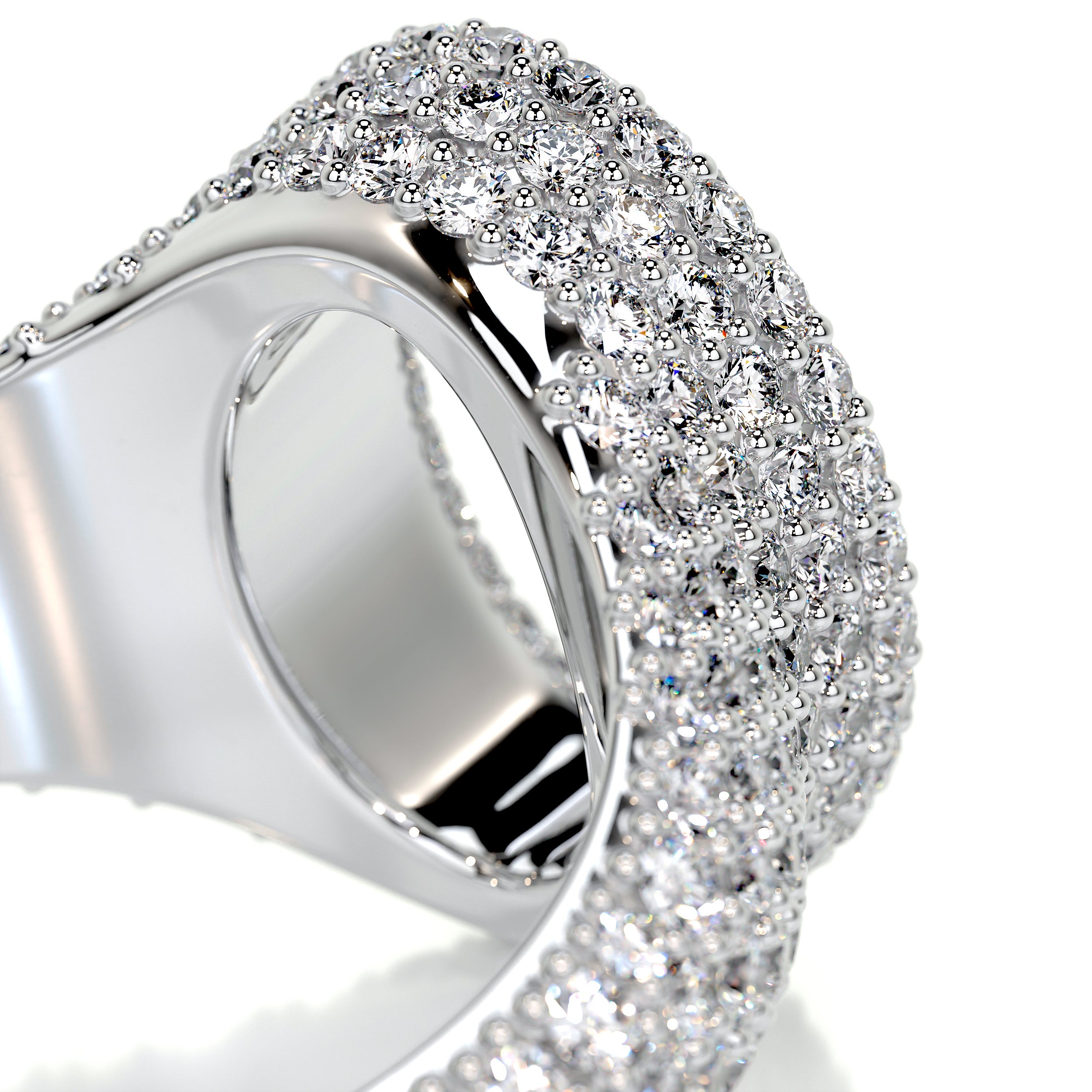 Angelina Wedding Ring (1.4 Carat) -14K White Gold