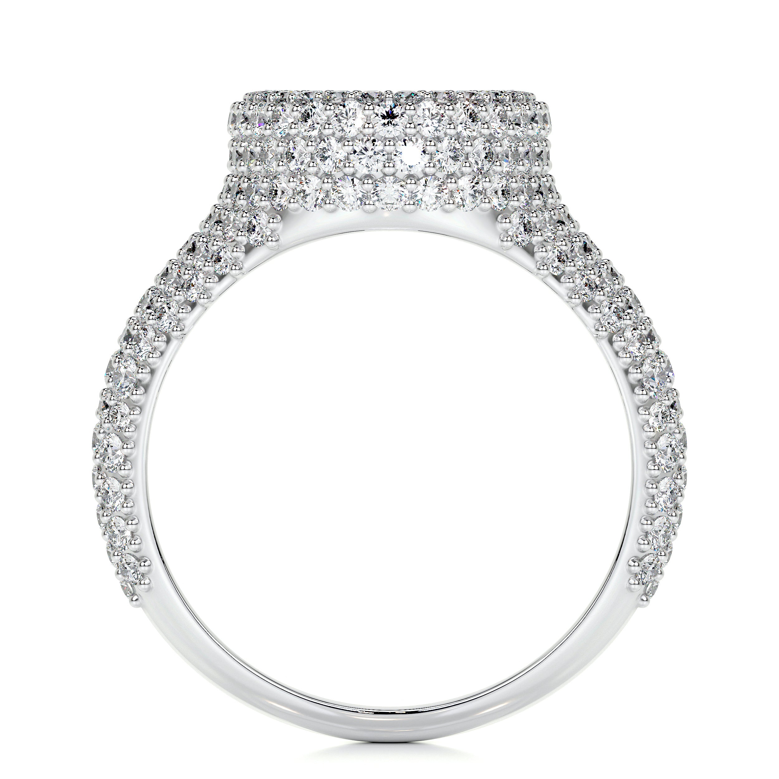 Angelina Lab Grown Diamond Wedding Ring   (1.4 Carat) -14K White Gold