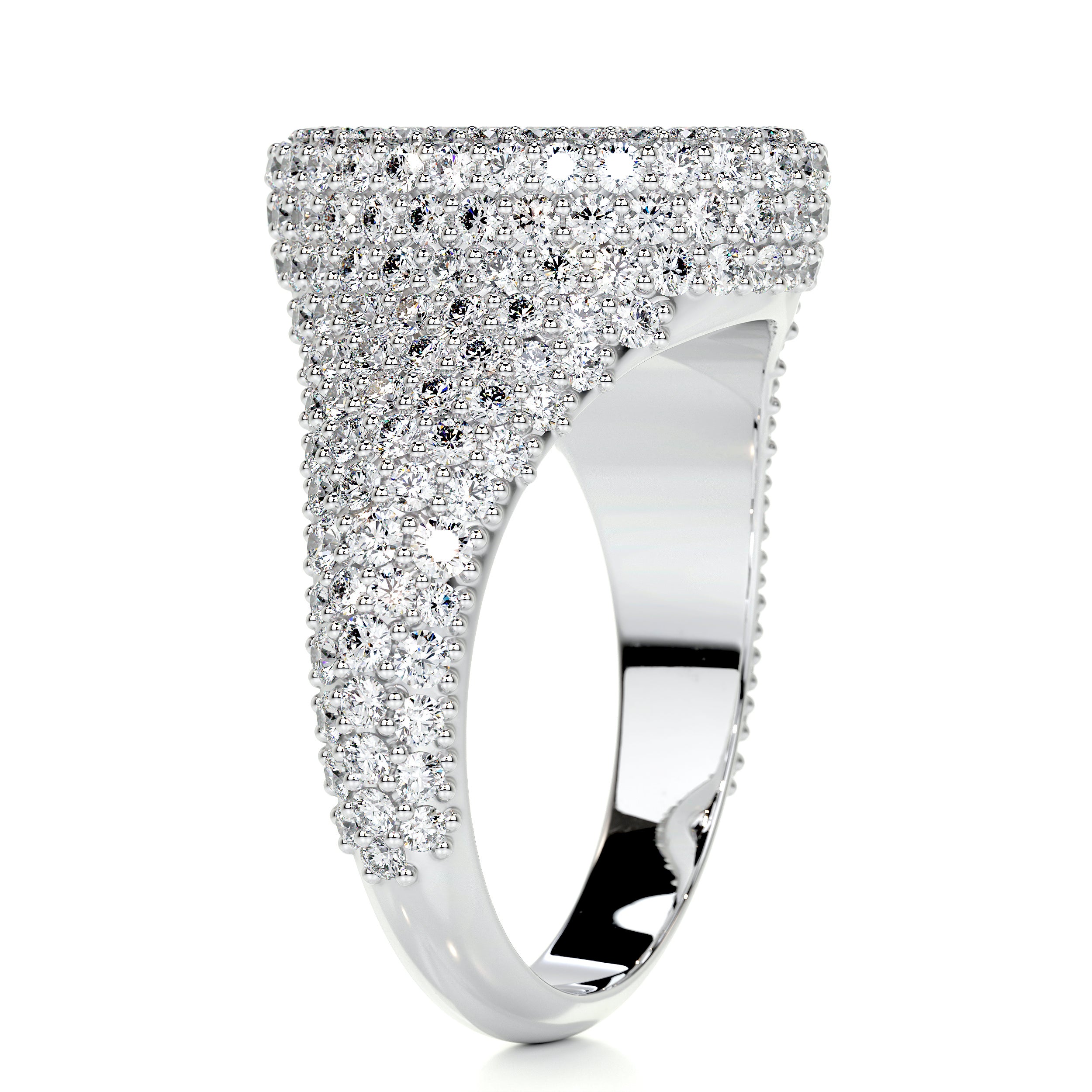 Angelina Wedding Ring   (1.4 Carat) -14K White Gold